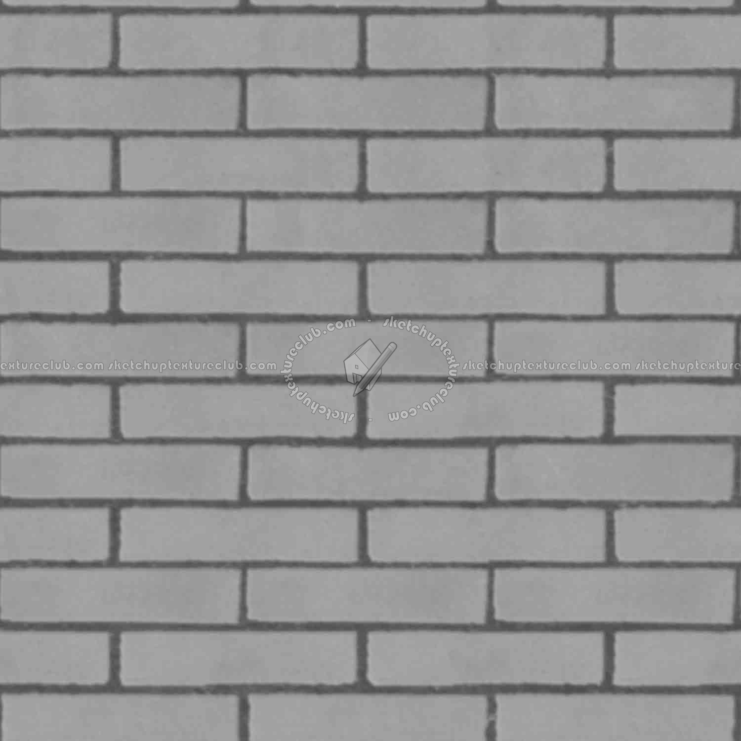 Textures   -   ARCHITECTURE   -   BRICKS   -   Facing Bricks   -   Smooth  - Facing smooth bricks texture seamless 00256 - Displacement