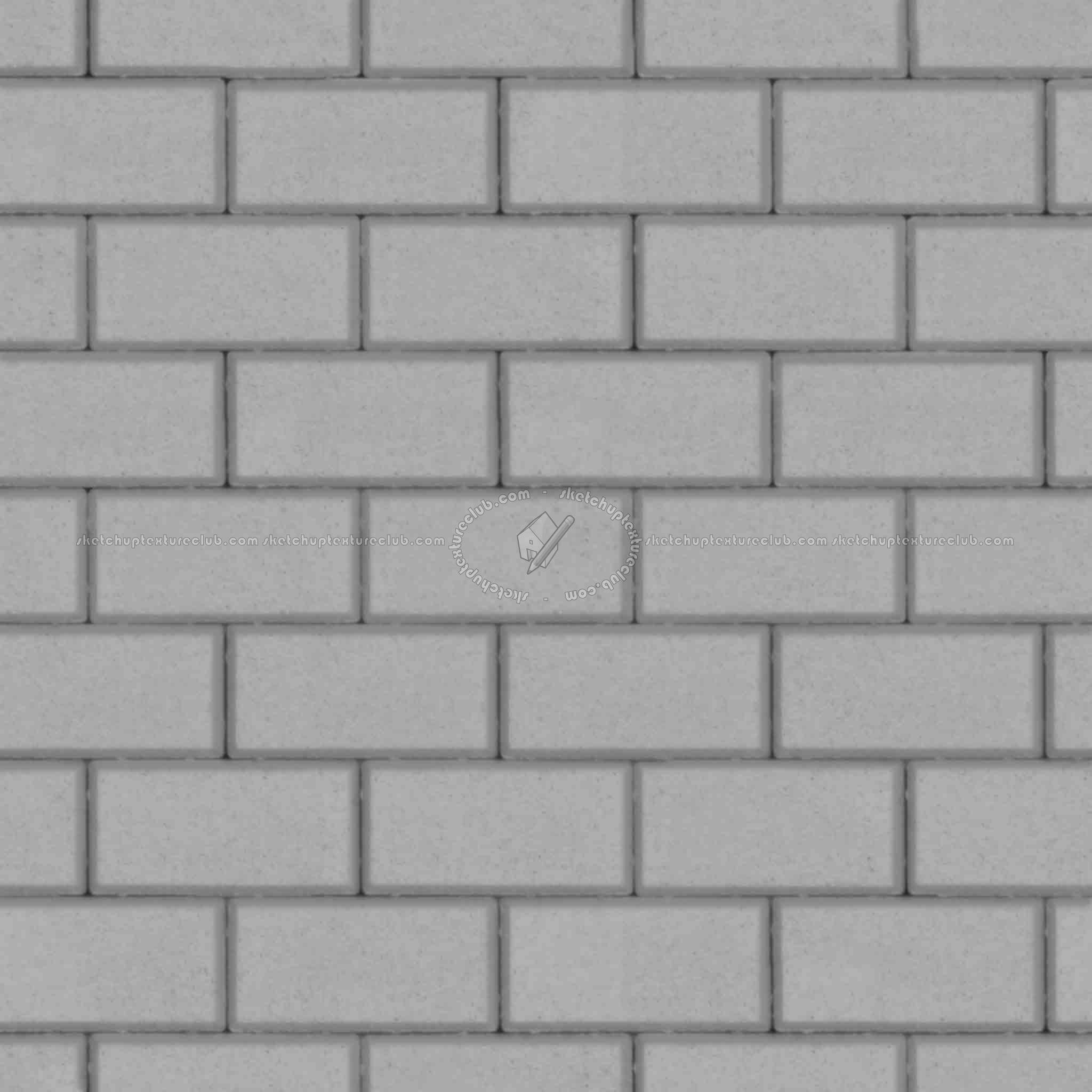 Textures - ARCHITECTURE - PAVING OUTDOOR - Concrete - Blocks regular - Paving outdoor concrete regular block texture seamless 05632 - Displacement