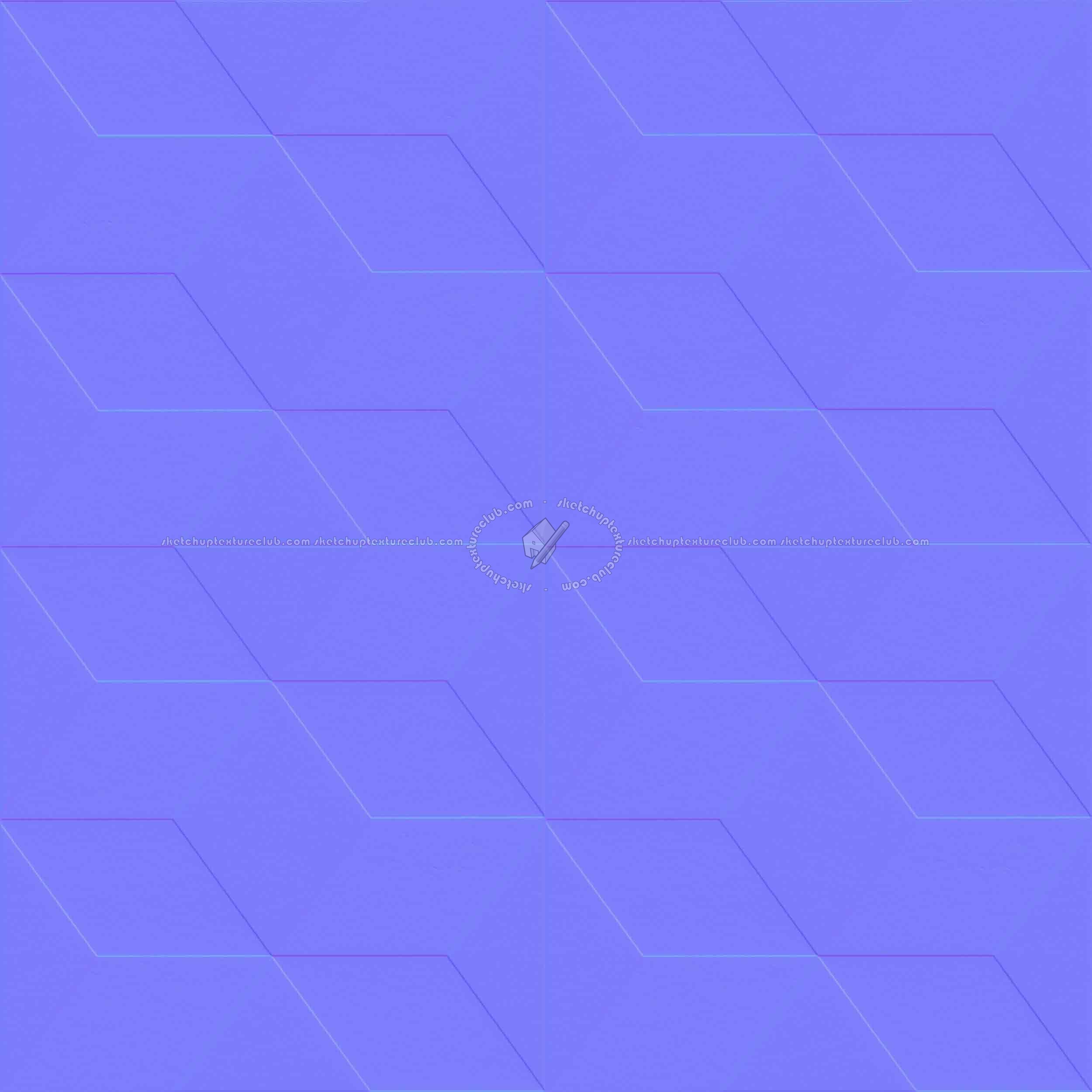 Textures   -   ARCHITECTURE   -   TILES INTERIOR   -   Cement - Encaustic   -   Cement  - Illusion cement concrete tile texture seamless 13384 - Normal