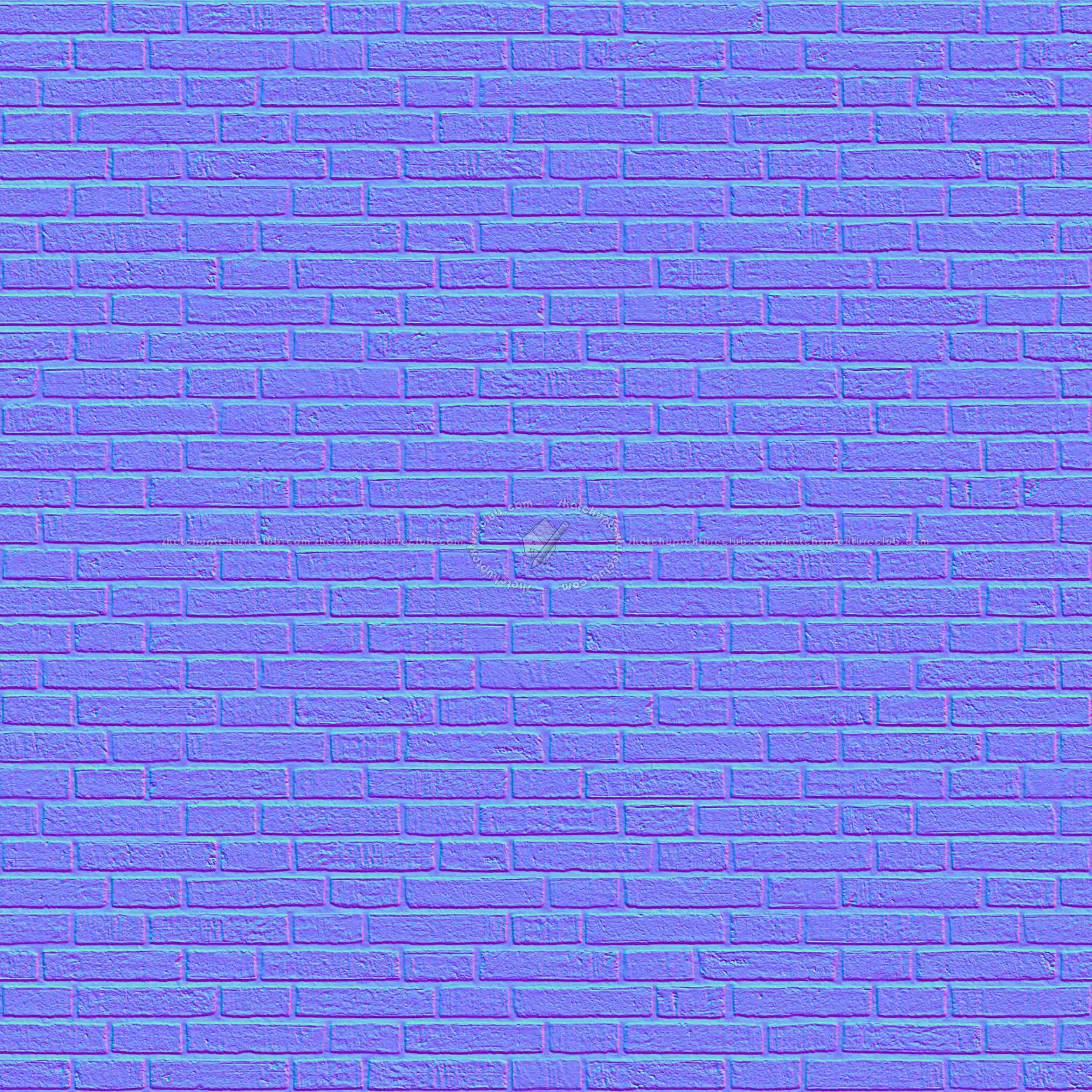Textures   -   ARCHITECTURE   -   BRICKS   -   Old bricks  - Old bricks texture seamless 00404 - Normal
