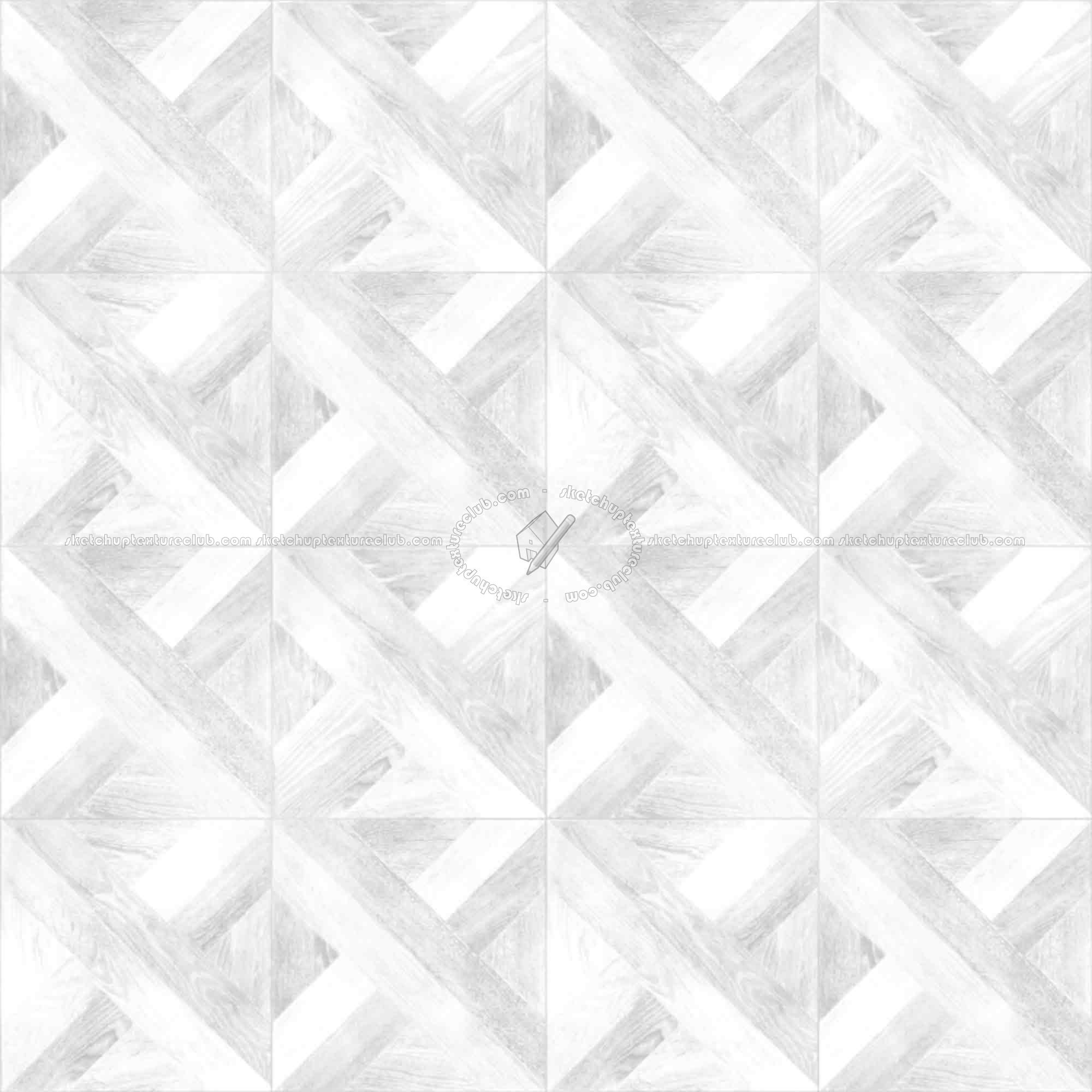 Textures   -   ARCHITECTURE   -   WOOD FLOORS   -   Geometric pattern  - Parquet geometric pattern texture seamless 04791 - Ambient occlusion
