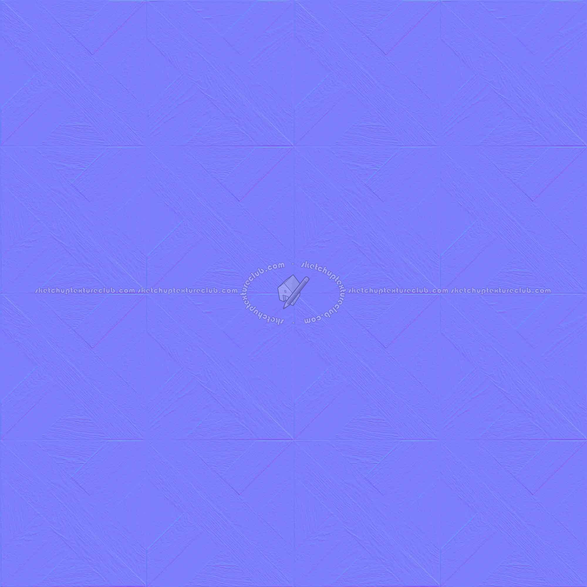 Textures   -   ARCHITECTURE   -   WOOD FLOORS   -   Geometric pattern  - Parquet geometric pattern texture seamless 04791 - Normal