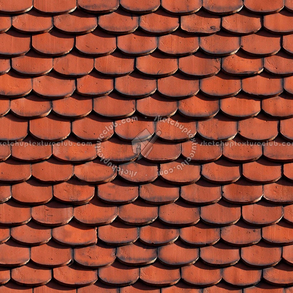 Textures   -   ARCHITECTURE   -   ROOFINGS   -   Slate roofs  - Red slate roofing texture seamless 03964 (seamless)