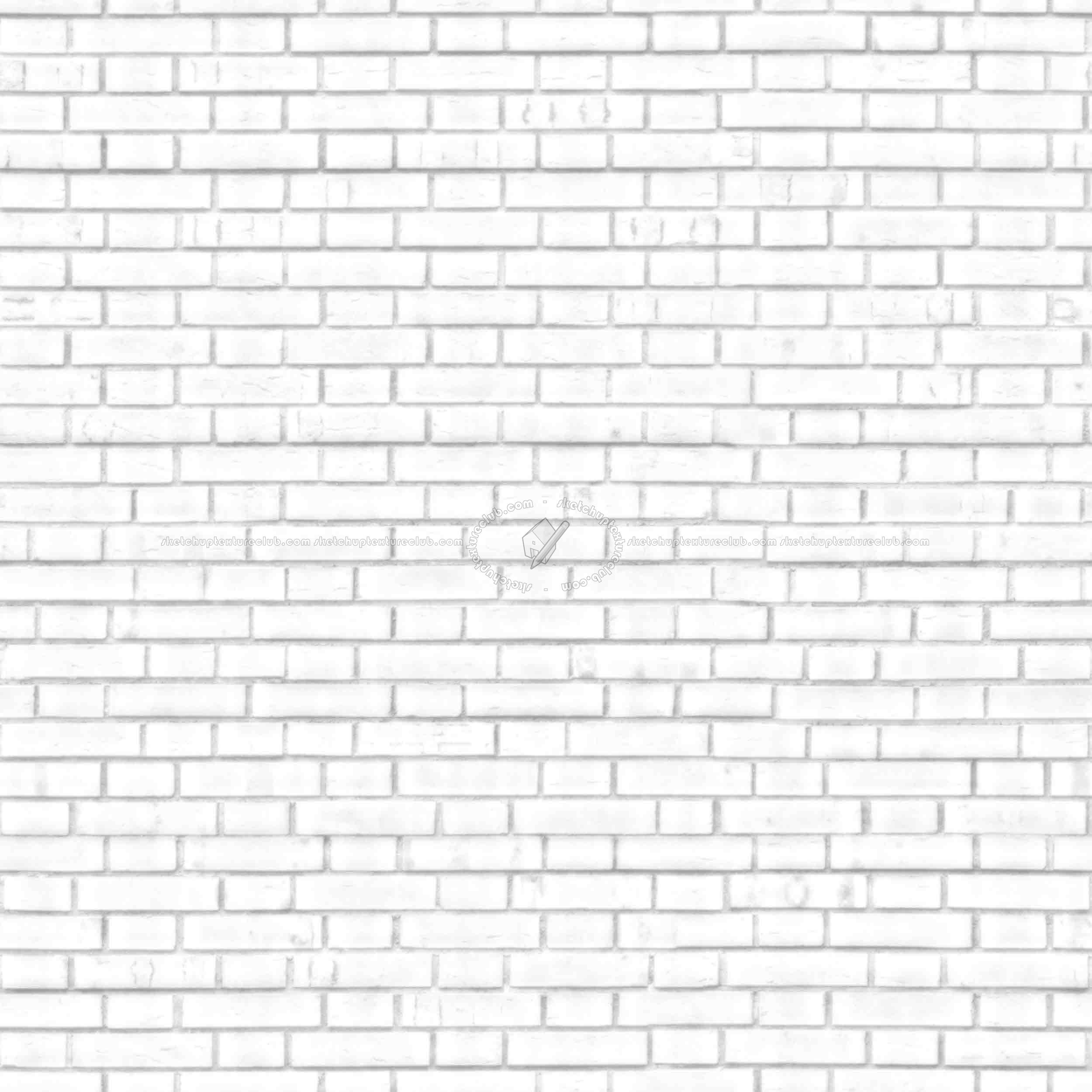 Textures   -   ARCHITECTURE   -   BRICKS   -   Facing Bricks   -   Rustic  - Rustic bricks texture seamless 00243 - Ambient occlusion