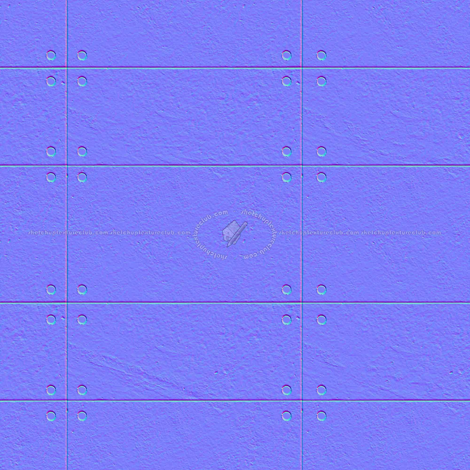 Textures   -   ARCHITECTURE   -   CONCRETE   -   Plates   -   Clean  - Clean cinder block with holes texture seamless 01693 - Normal