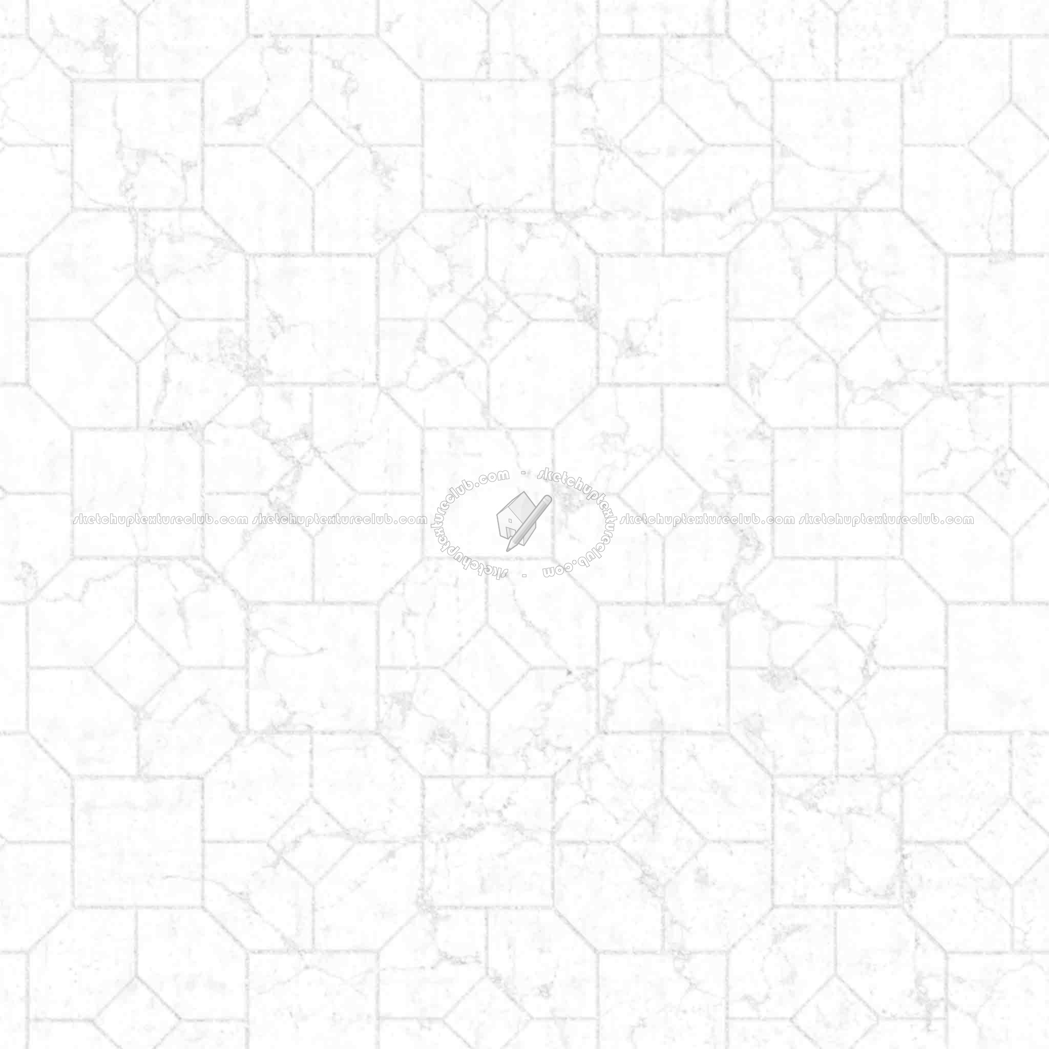 Textures   -   ARCHITECTURE   -   PAVING OUTDOOR   -   Concrete   -   Blocks damaged  - Concrete paving outdoor damaged texture seamless 05549 - Ambient occlusion