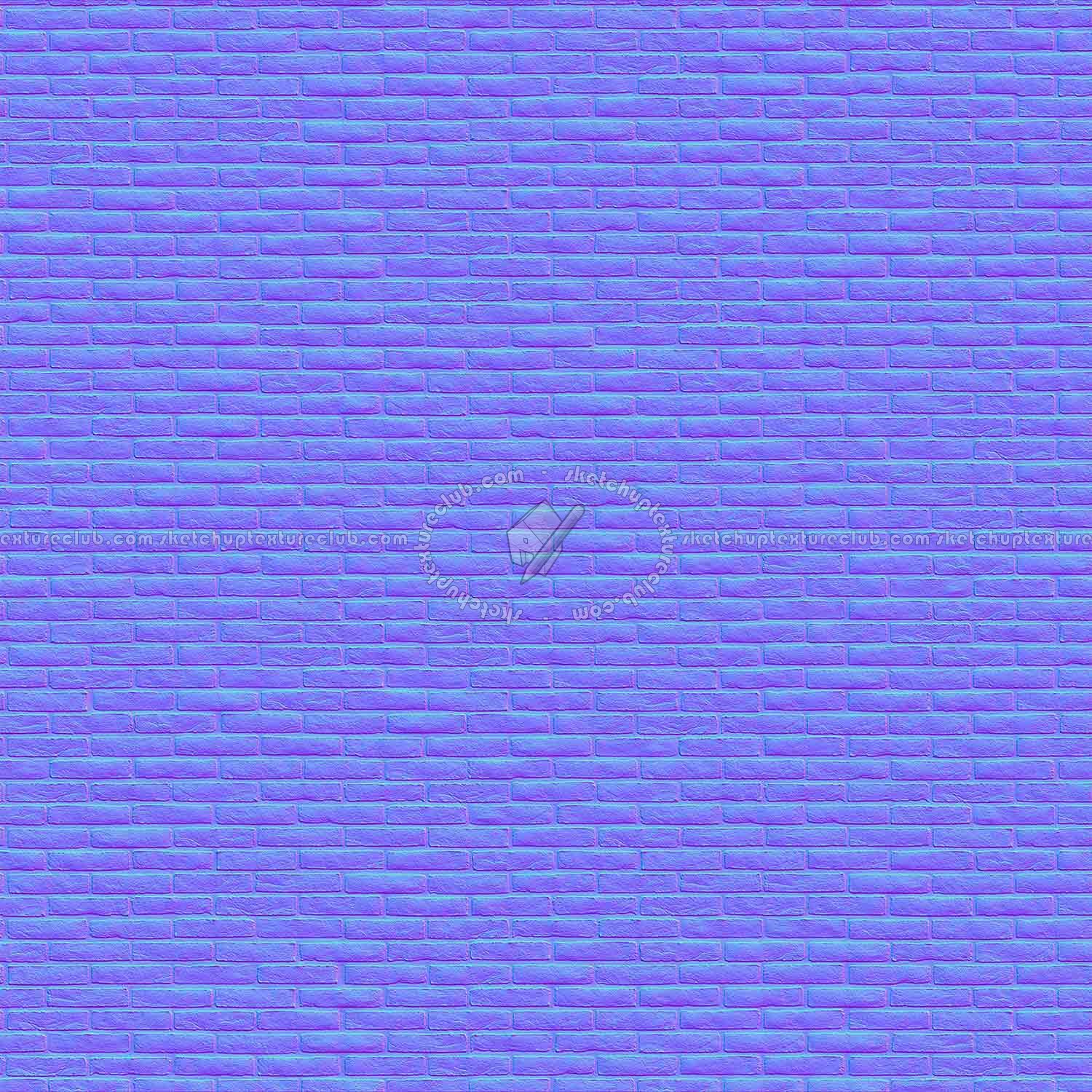 Textures   -   ARCHITECTURE   -   BRICKS   -   Facing Bricks   -   Smooth  - Facing smooth bricks texture seamless 00320 - Normal