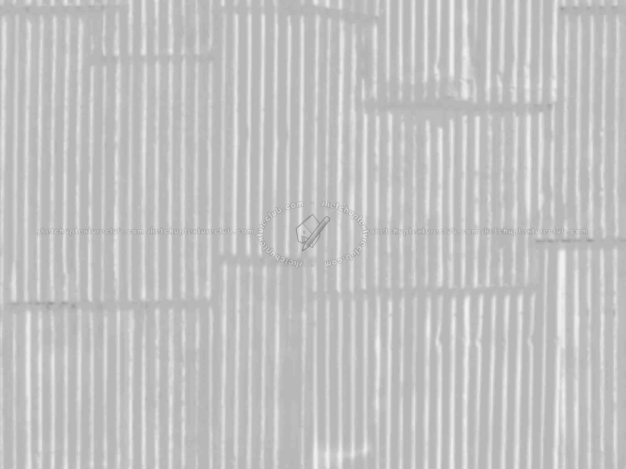 Textures   -   MATERIALS   -   METALS   -   Corrugated  - Iron corrugated dirt rusty metal texture seamless 09988 - Displacement
