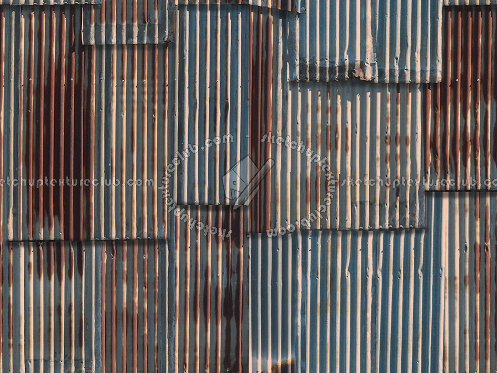 Textures   -   MATERIALS   -   METALS   -   Corrugated  - Iron corrugated dirt rusty metal texture seamless 09988 (seamless)