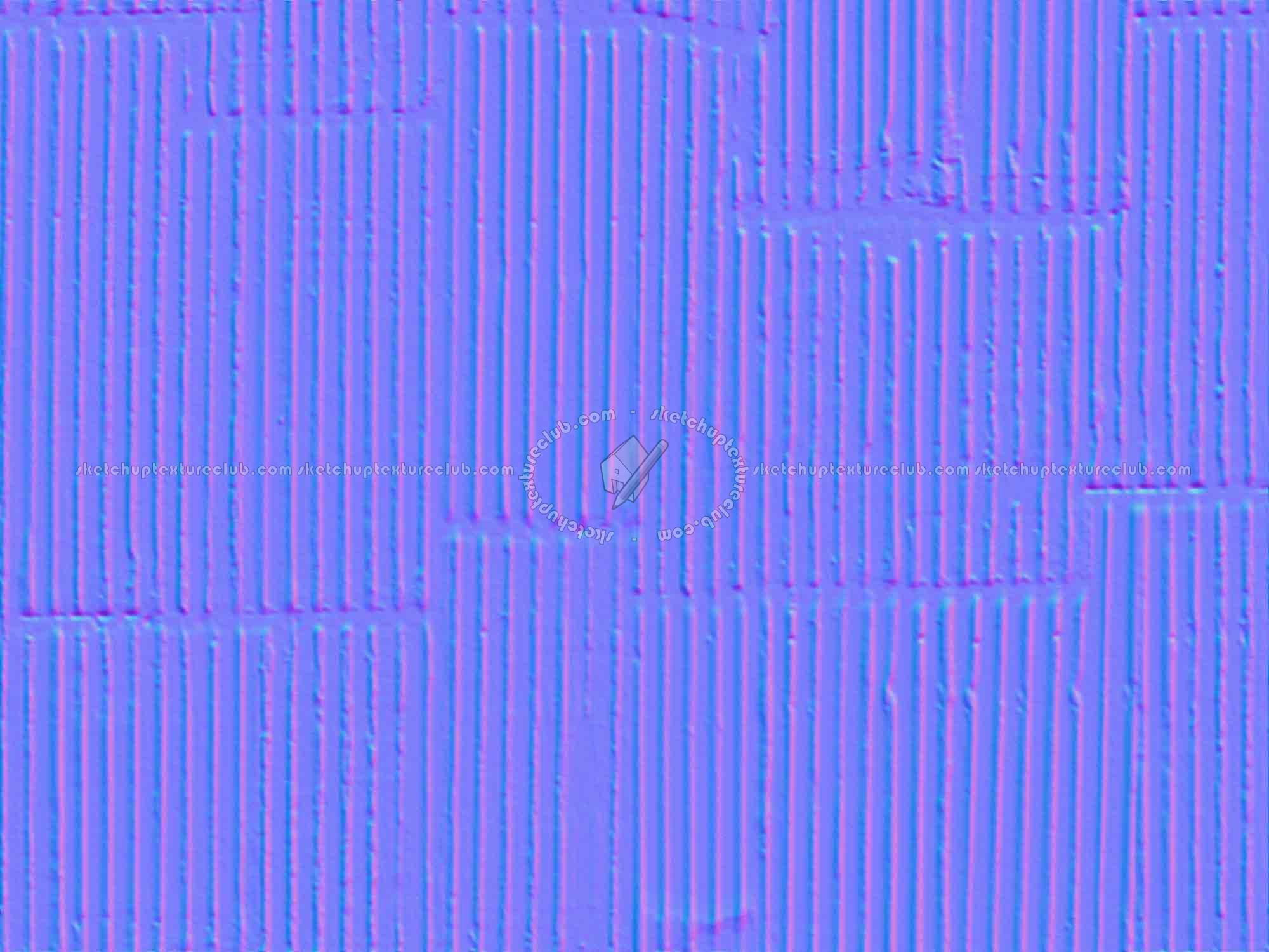 Textures   -   MATERIALS   -   METALS   -   Corrugated  - Iron corrugated dirt rusty metal texture seamless 09988 - Normal