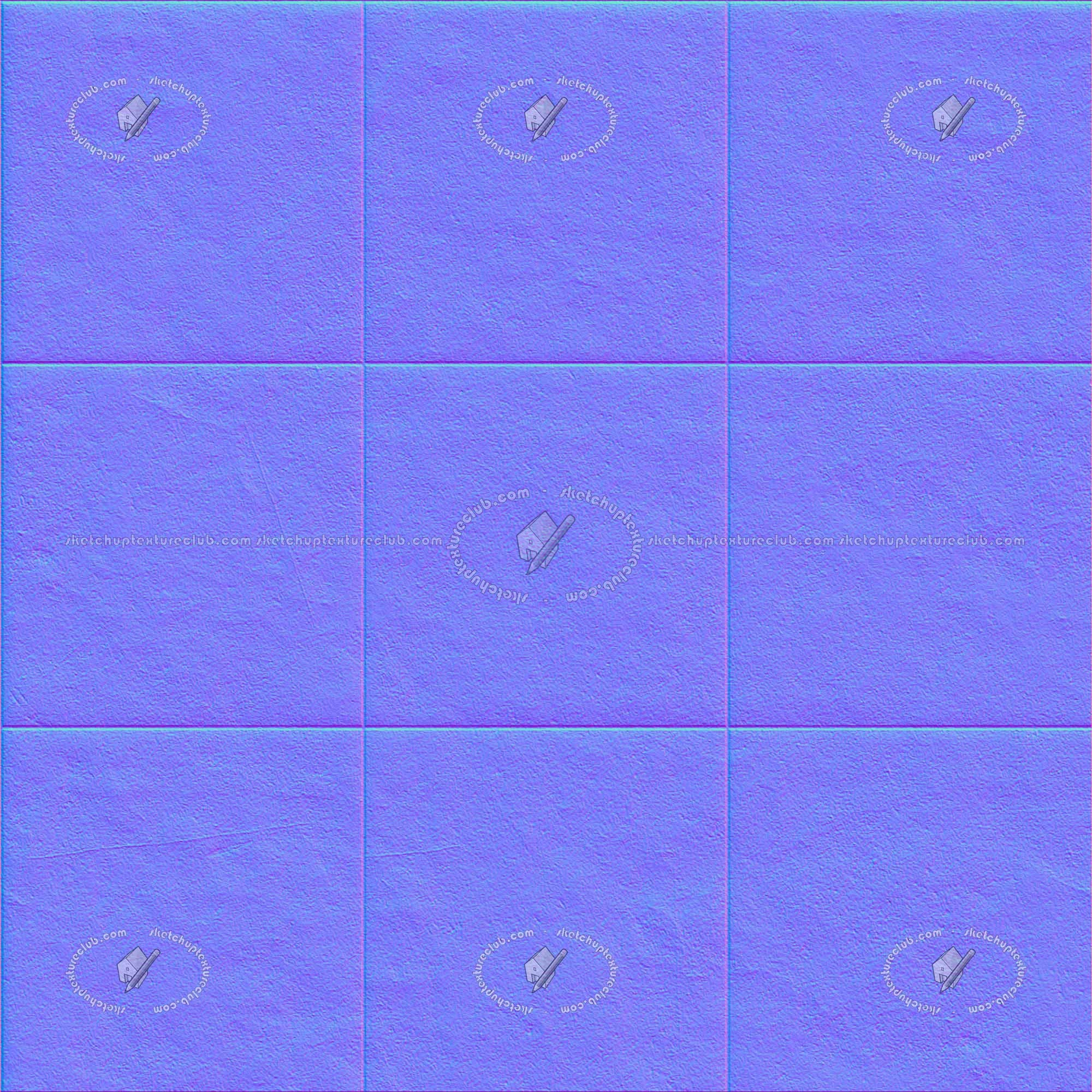 Textures - ARCHITECTURE - TILES INTERIOR - Design Industry - Design industry concrete square tile texture seamless 17094 - Normal