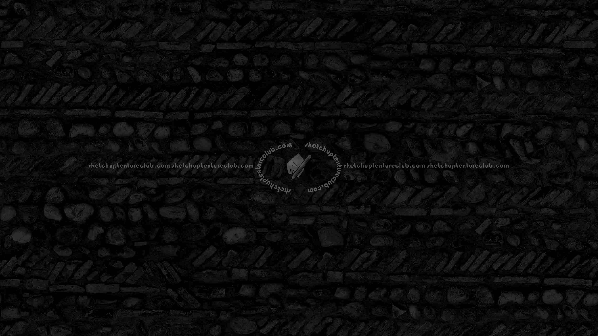 Textures   -   ARCHITECTURE   -   BRICKS   -   Special Bricks  - Italy brick wall and stones texture seamless 20731 - Specular