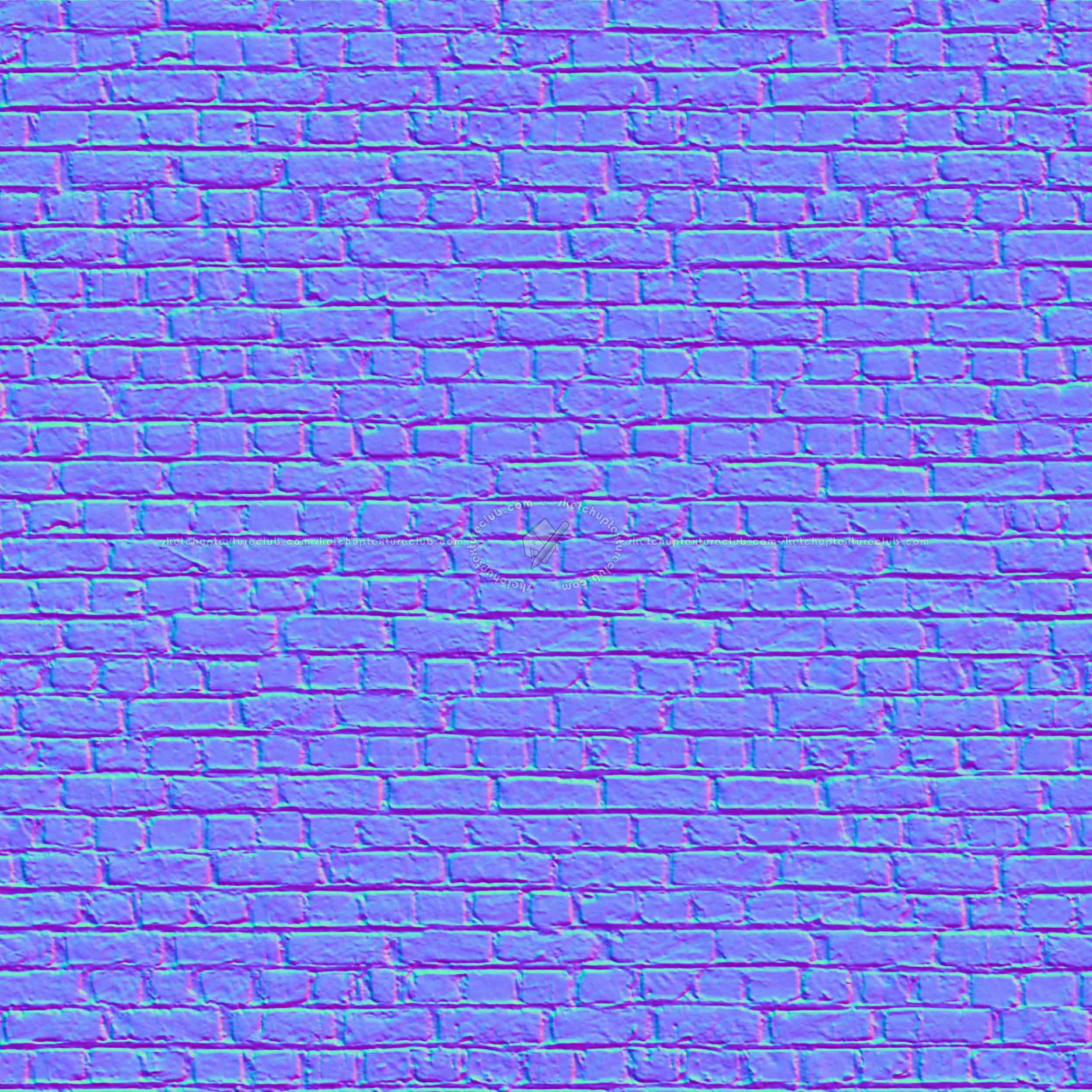 Textures   -   ARCHITECTURE   -   BRICKS   -   Old bricks  - Old bricks texture seamless 00406 - Normal