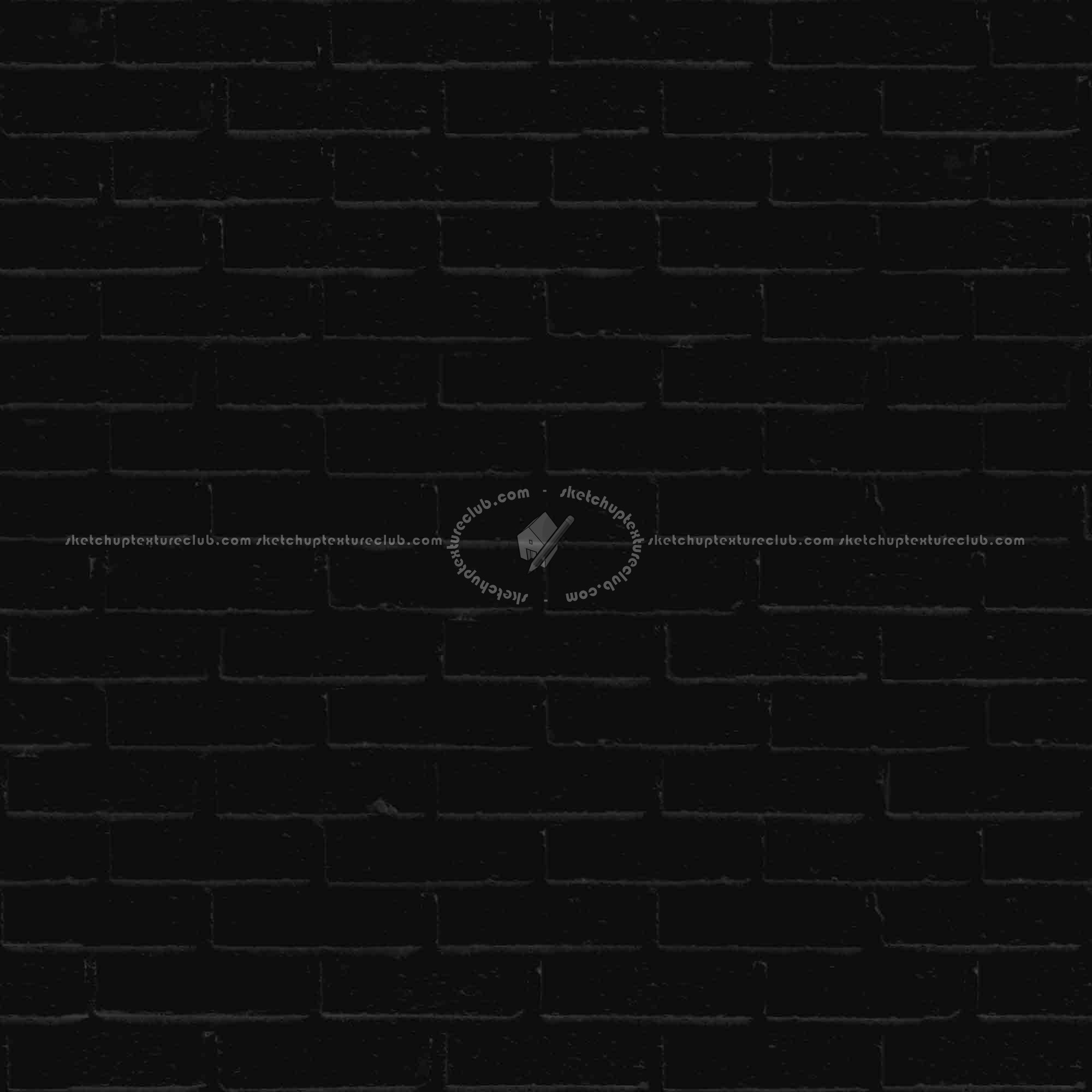 Textures   -   ARCHITECTURE   -   BRICKS   -   Facing Bricks   -   Rustic  - Rustic bricks texture seamless 00245 - Specular