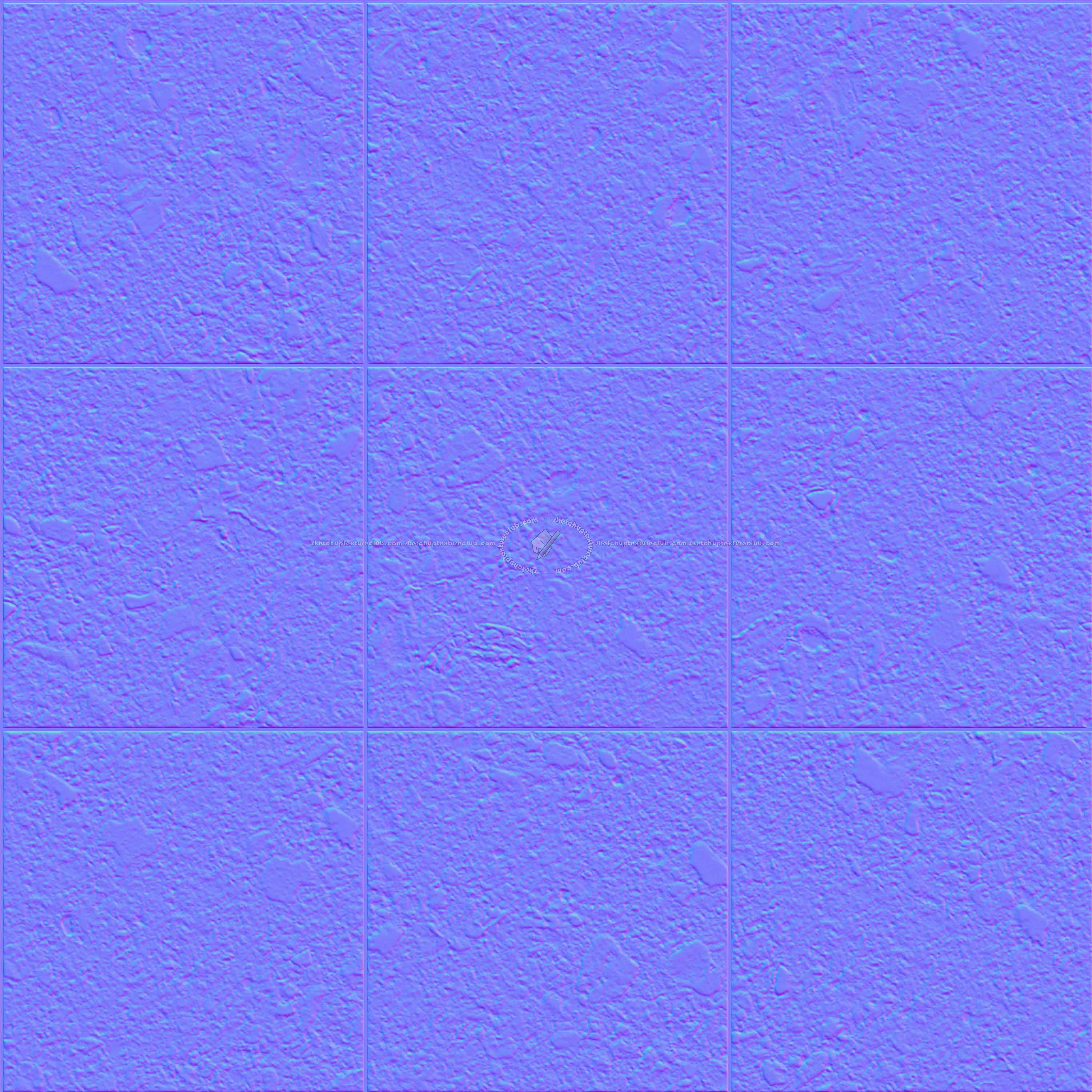 Textures   -   ARCHITECTURE   -   TILES INTERIOR   -   Stone tiles  - Ceppo Di Grè stone flooring pbr texture seamless 22240 - Normal