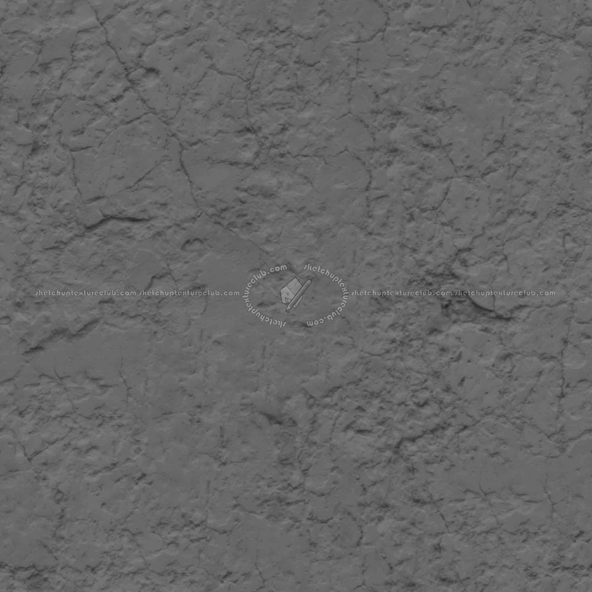 Textures   -   ARCHITECTURE   -   CONCRETE   -   Bare   -   Damaged walls  - Damaged concrete wall PBR texture seamless 21742 - Displacement