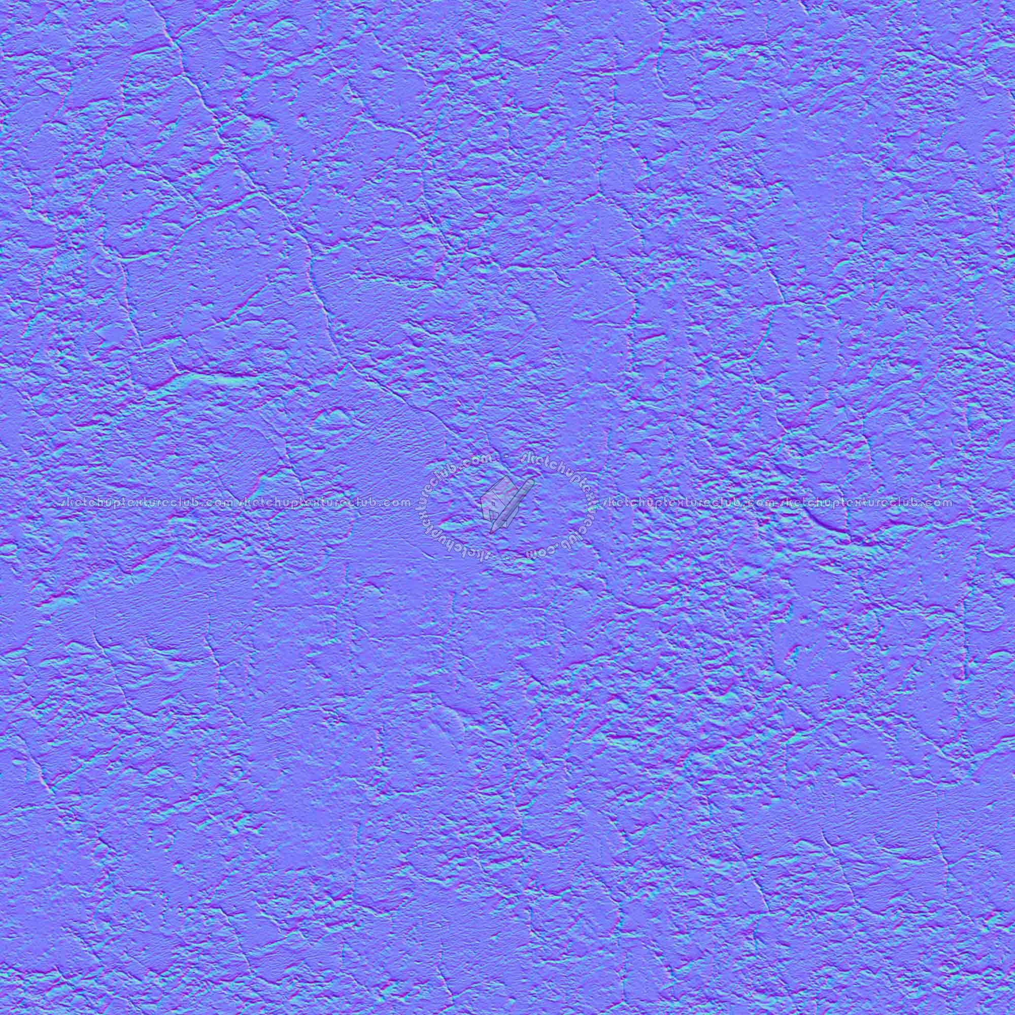 Textures   -   ARCHITECTURE   -   CONCRETE   -   Bare   -   Damaged walls  - Damaged concrete wall PBR texture seamless 21742 - Normal