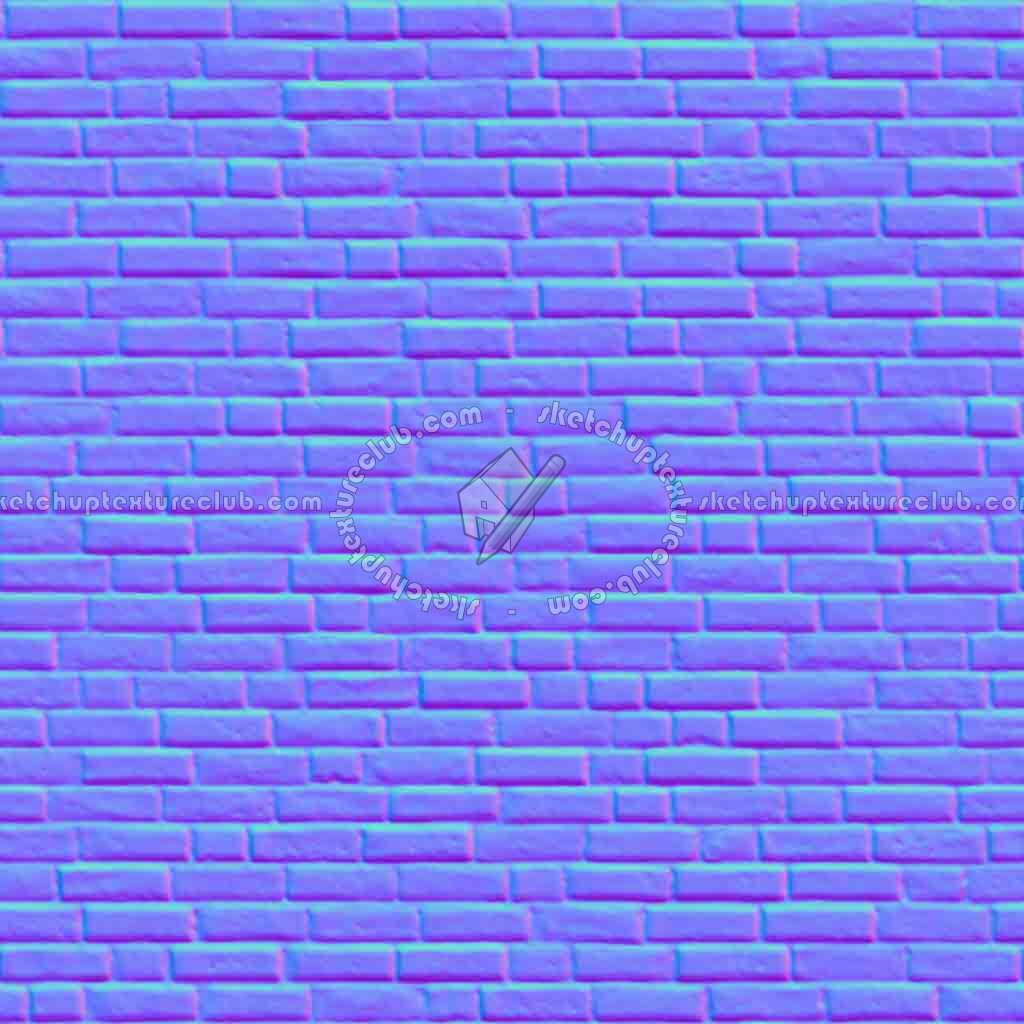 Textures   -   ARCHITECTURE   -   BRICKS   -   Facing Bricks   -   Rustic  - Rustic bricks texture seamless 00246 - Normal