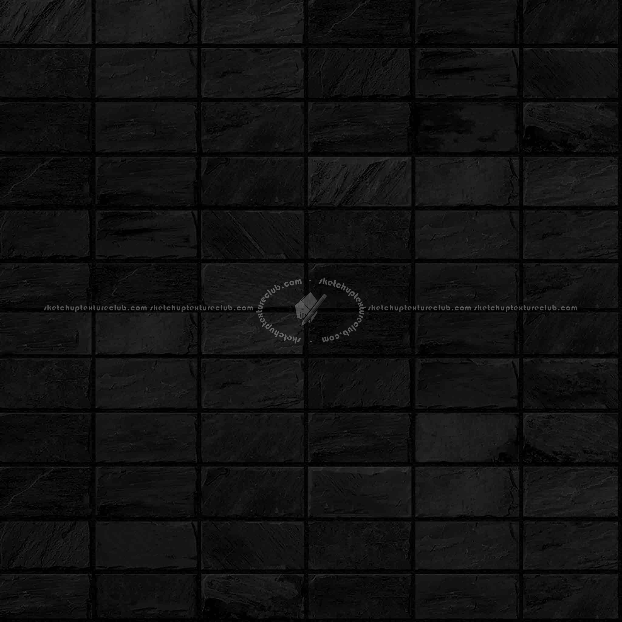 Textures   -   ARCHITECTURE   -   STONES WALLS   -   Claddings stone   -   Exterior  - Wall cladding stone texture seamless 07809 - Specular