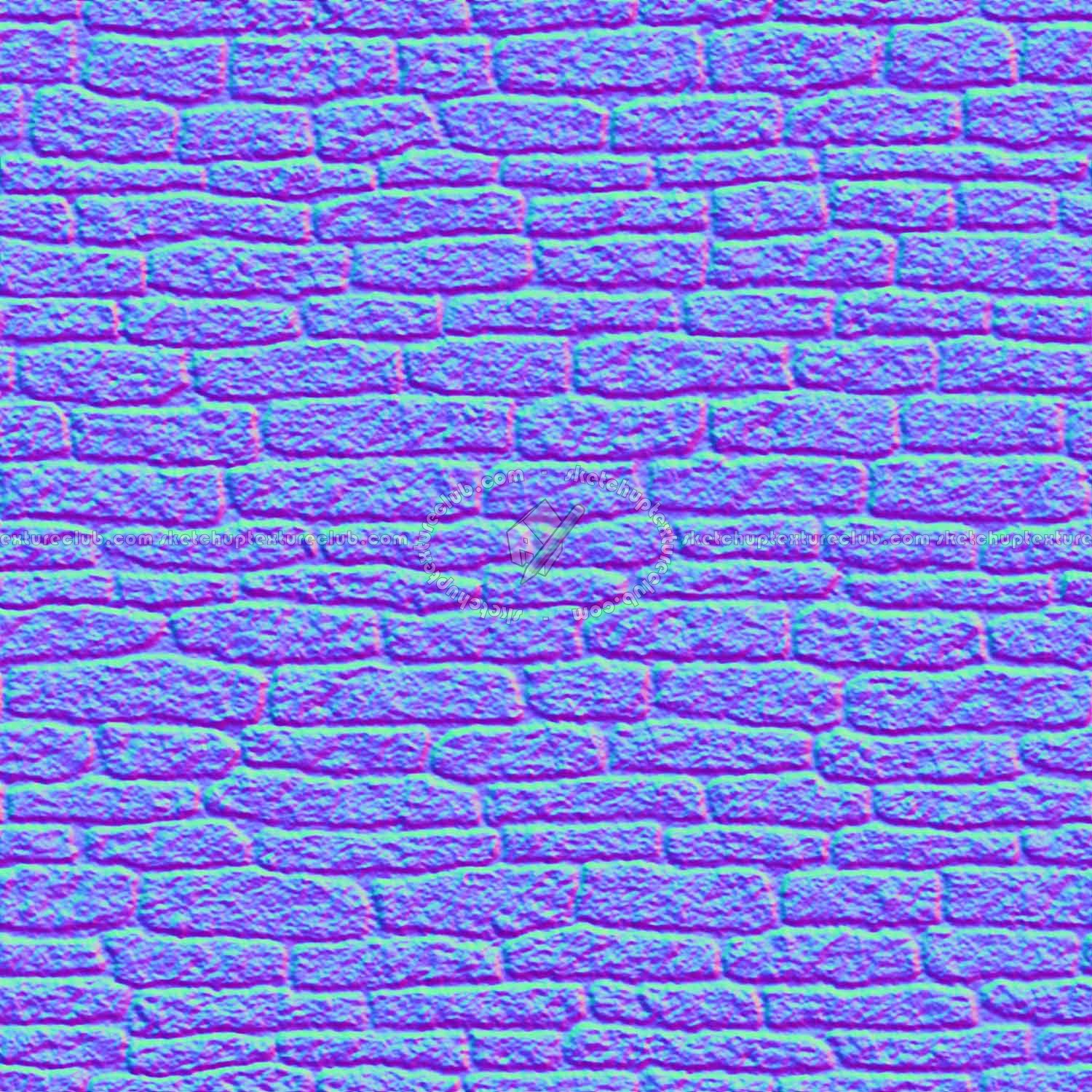 Textures   -   ARCHITECTURE   -   STONES WALLS   -   Stone blocks  - Wall stone with regular blocks texture seamless 08365 - Normal