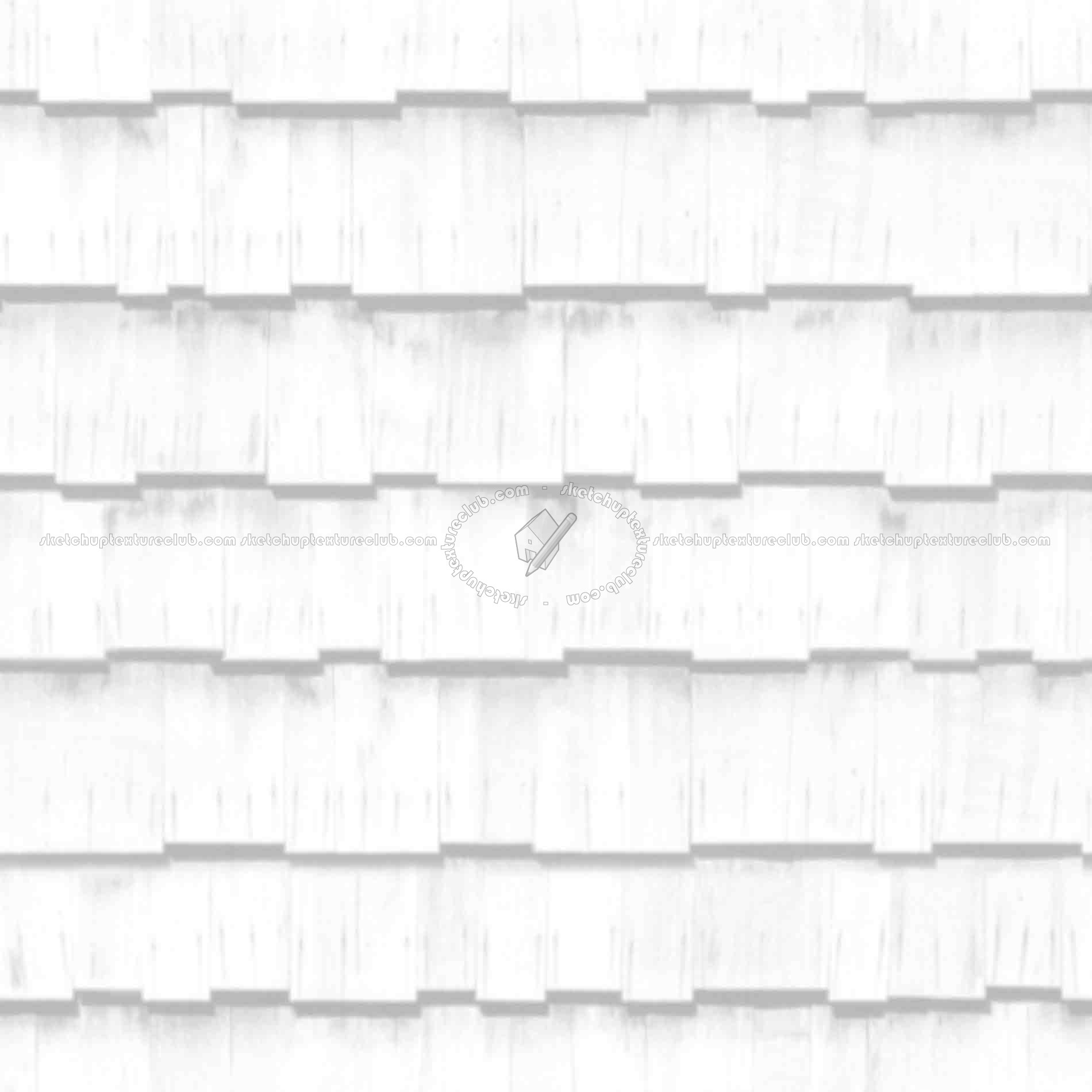 Textures   -   ARCHITECTURE   -   ROOFINGS   -   Shingles wood  - Wood shingle roof texture seamless 03850 - Ambient occlusion