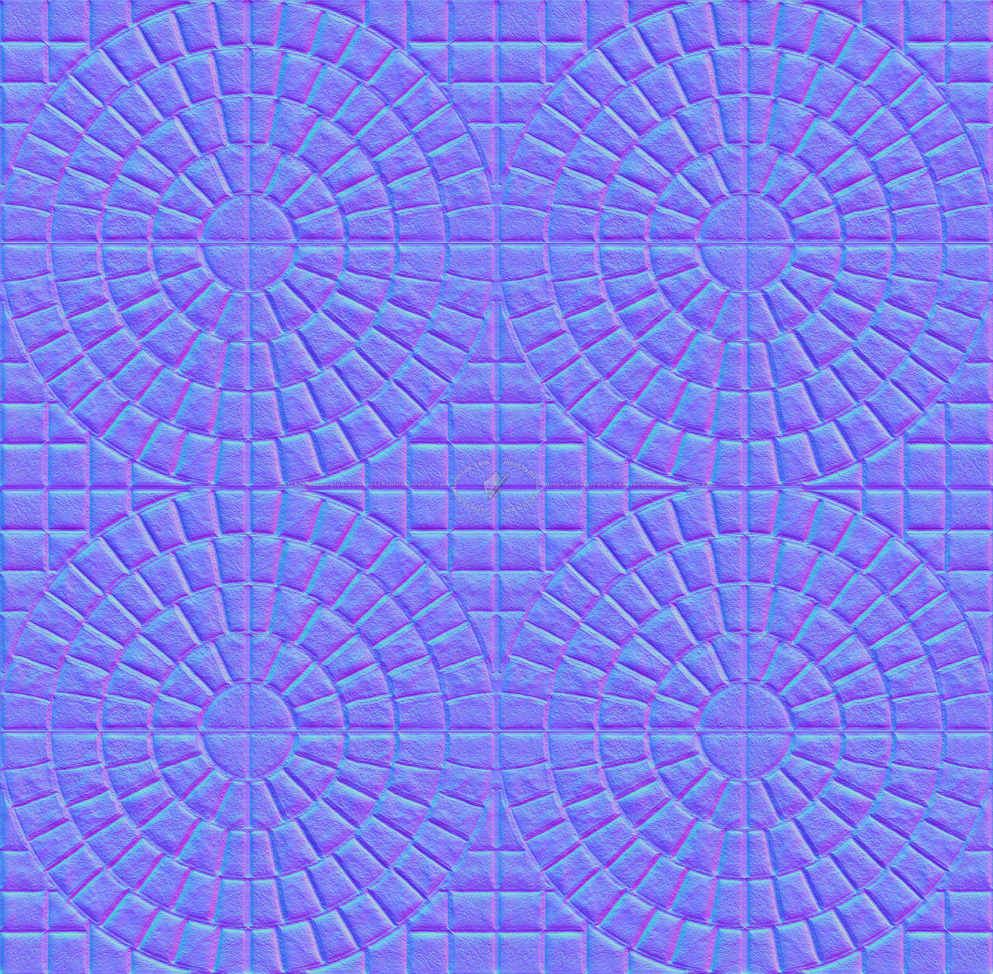 Textures   -   ARCHITECTURE   -   PAVING OUTDOOR   -   Concrete   -   Blocks mixed  - concrete paving outdoor texture-seamless 21332 - Normal