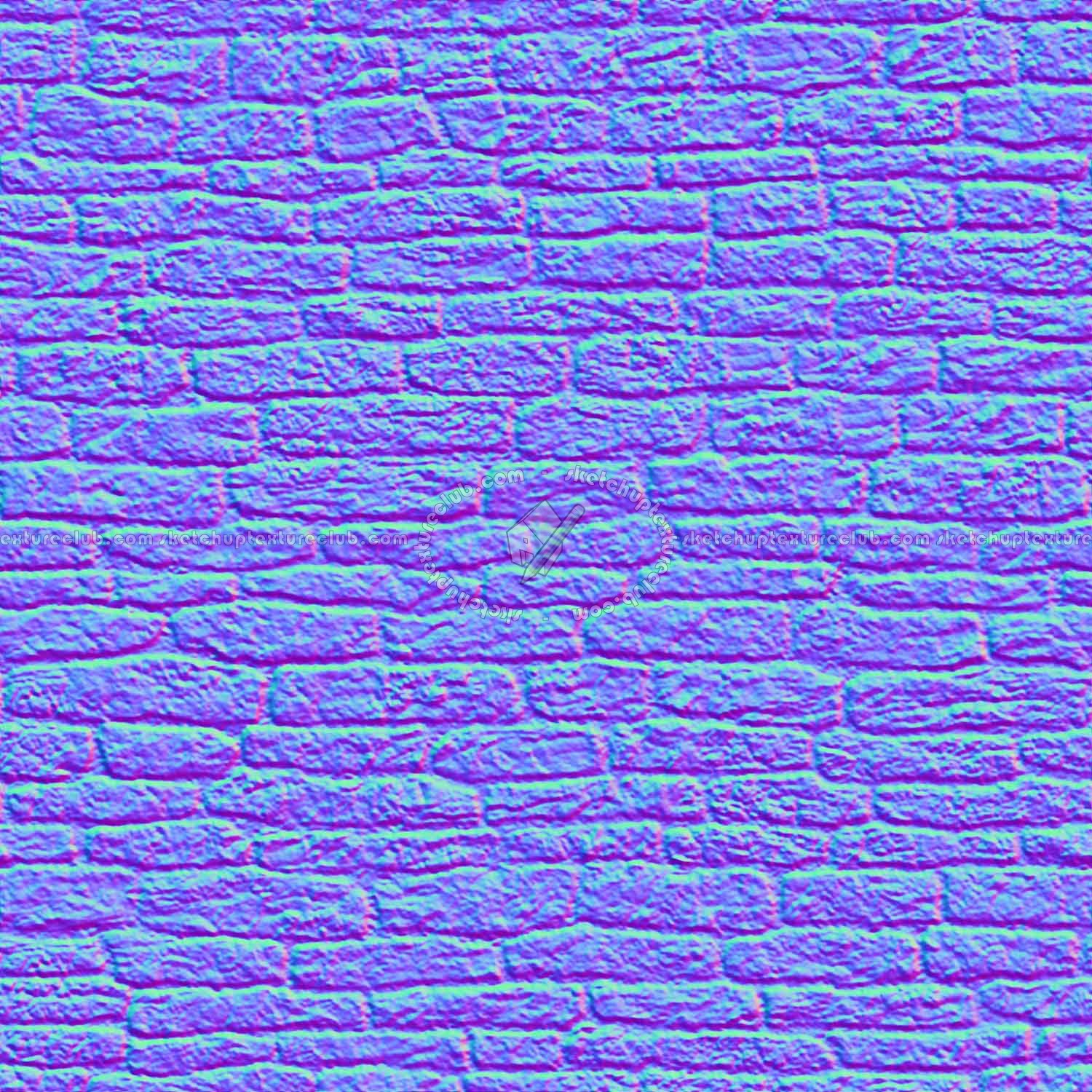 Textures   -   ARCHITECTURE   -   STONES WALLS   -   Stone blocks  - Wall stone with regular blocks texture seamless 08366 - Normal