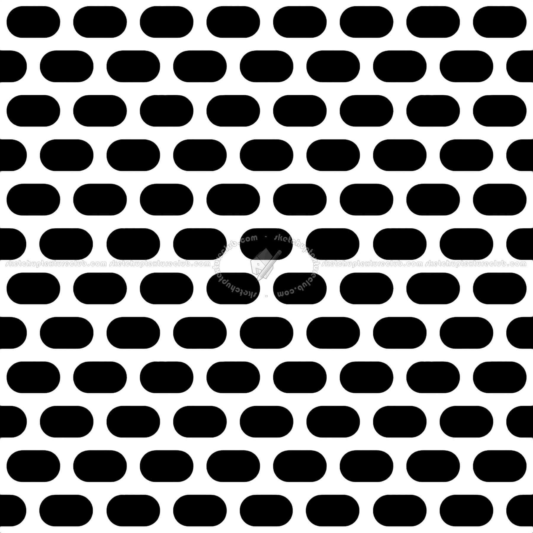 Textures   -   MATERIALS   -   METALS   -   Perforated  - Yellow panited perforate metal texture seamless 10545 - Mask