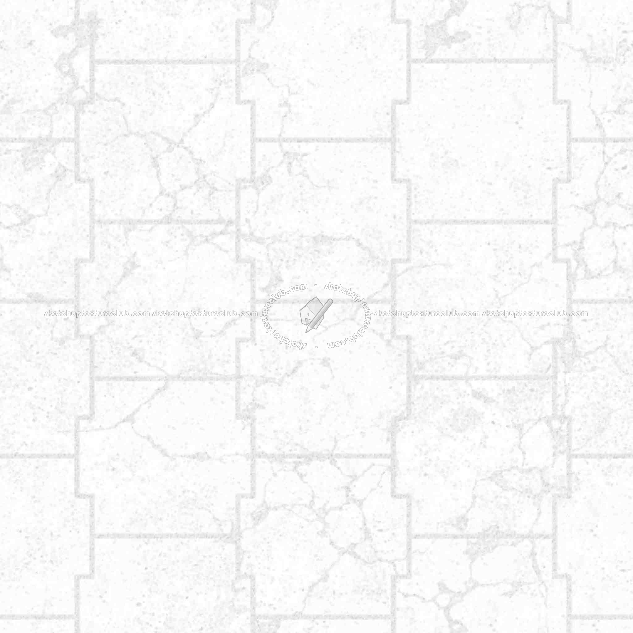 Textures   -   ARCHITECTURE   -   PAVING OUTDOOR   -   Concrete   -   Blocks damaged  - Concrete paving outdoor damaged texture seamless 05553 - Ambient occlusion