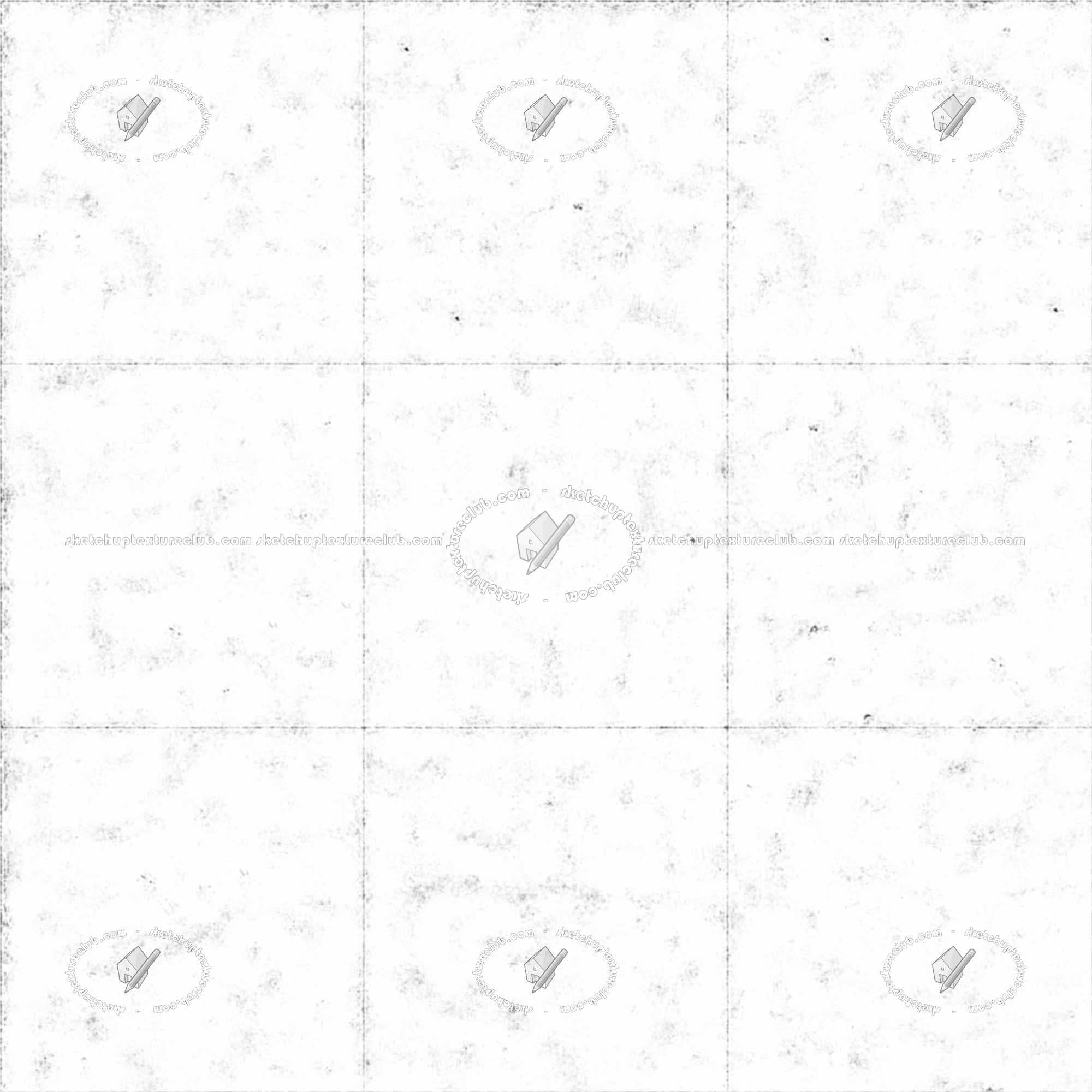 Textures - ARCHITECTURE - TILES INTERIOR - Design Industry - Design industry concrete square tile texture seamless 17097 - Ambient occlusion