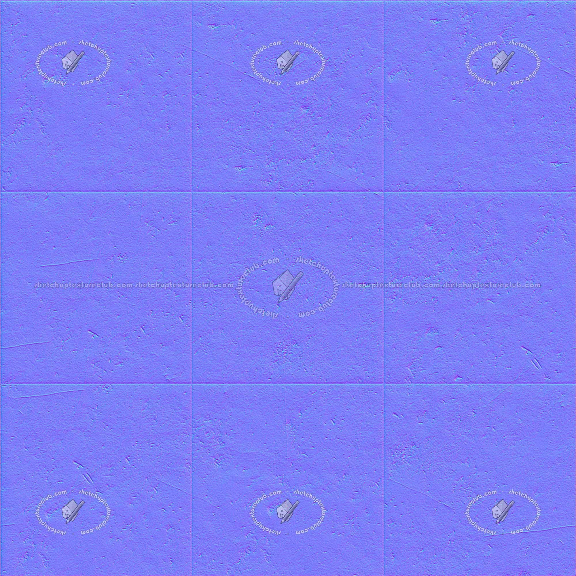 Textures - ARCHITECTURE - TILES INTERIOR - Design Industry - Design industry concrete square tile texture seamless 17097 - Normal