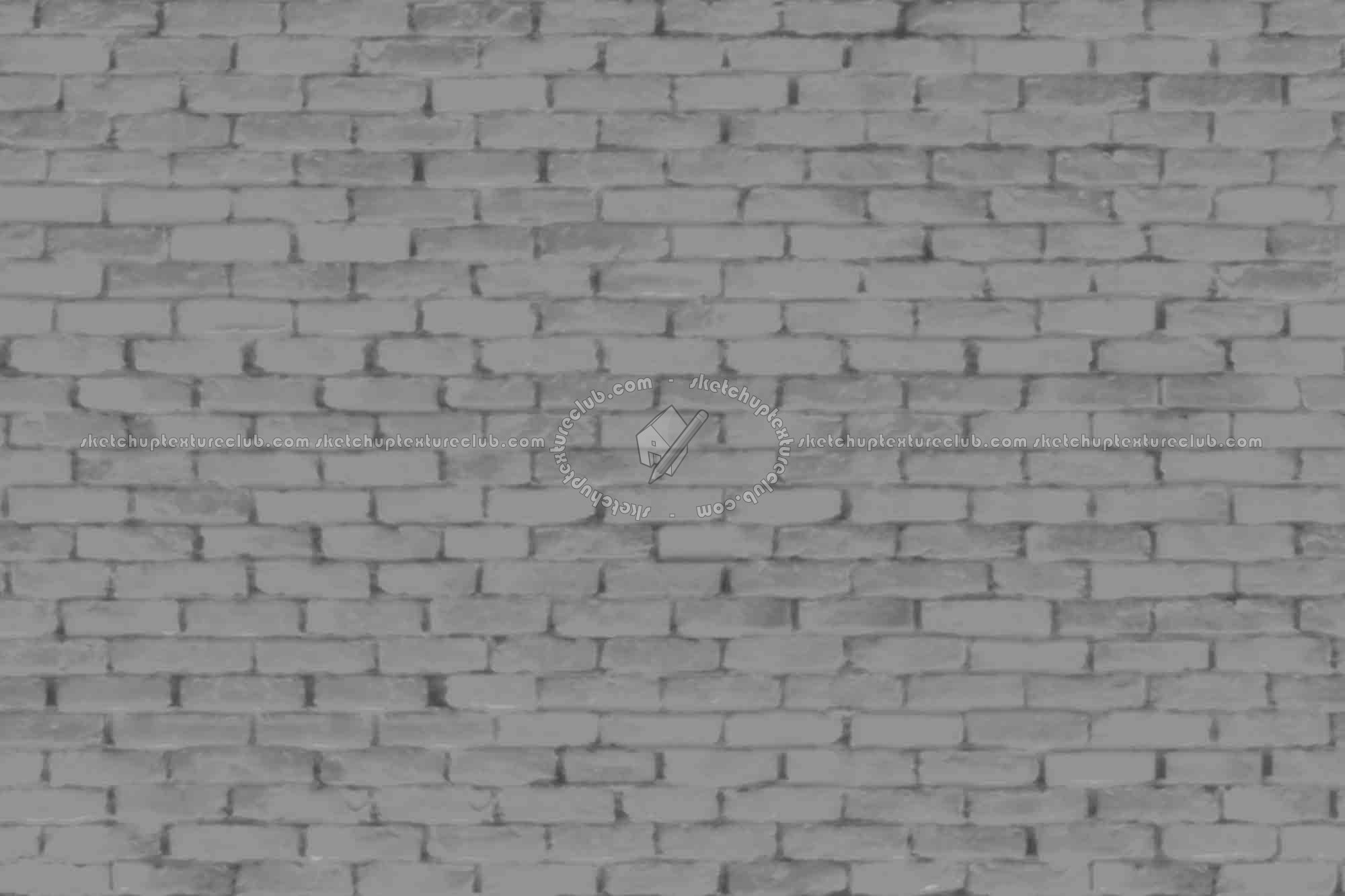 Textures   -   ARCHITECTURE   -   BRICKS   -   Old bricks  - Old bricks texture seamless 00409 - Displacement