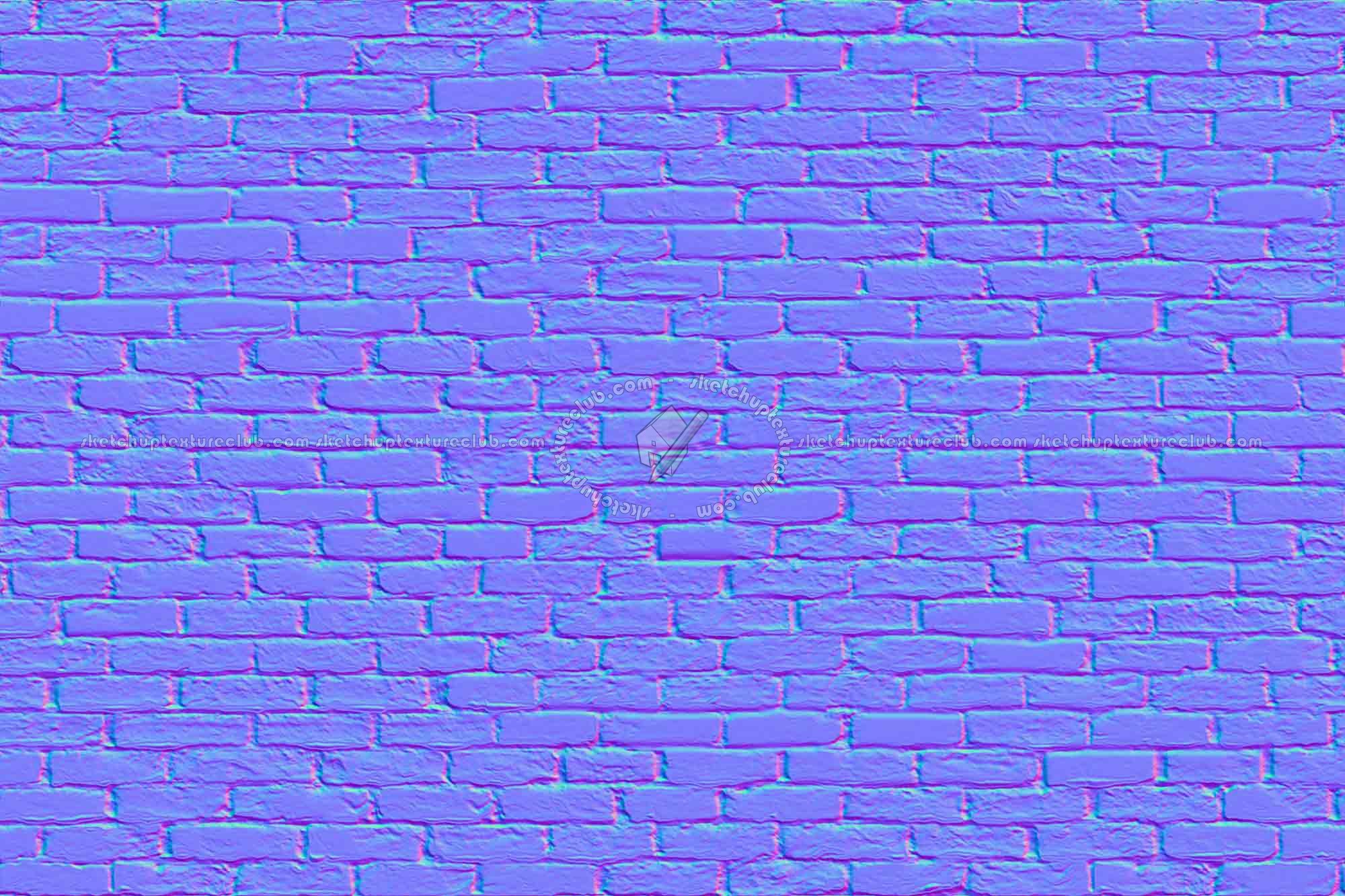 Textures   -   ARCHITECTURE   -   BRICKS   -   Old bricks  - Old bricks texture seamless 00409 - Normal