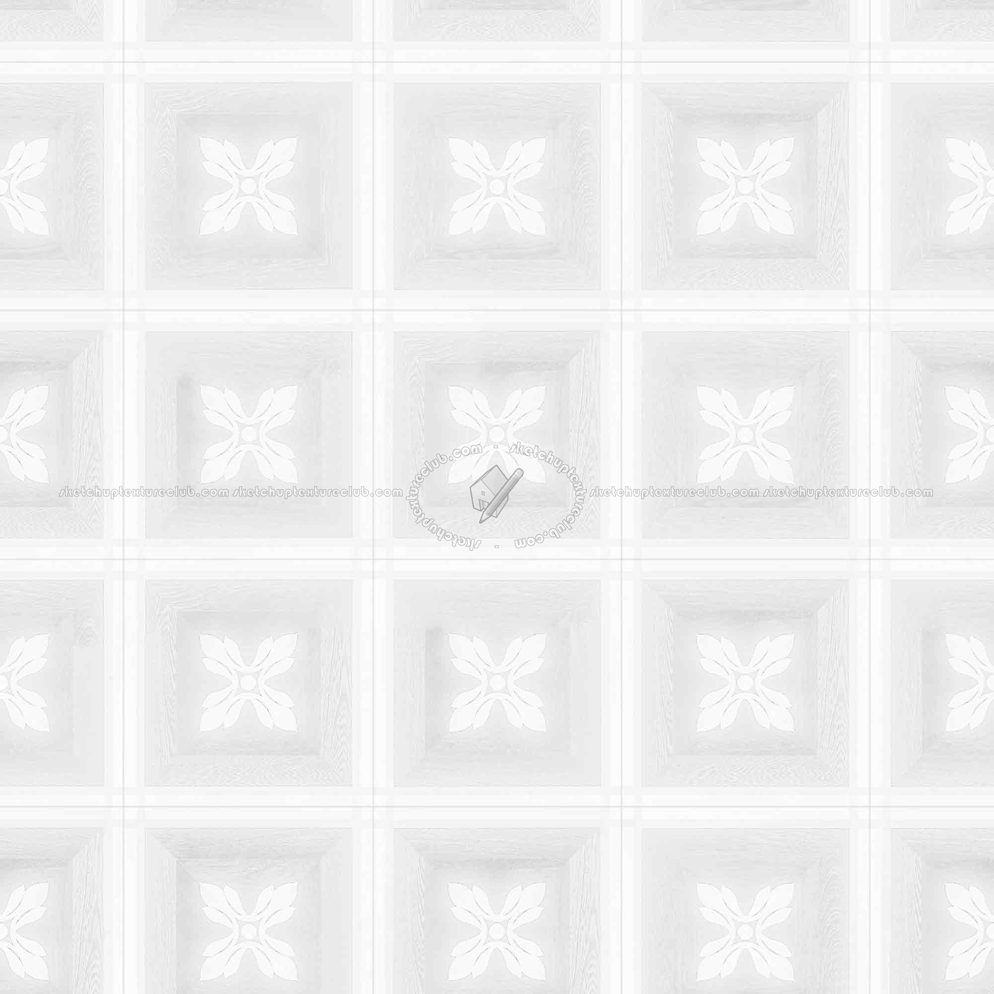 Textures   -   ARCHITECTURE   -   WOOD FLOORS   -   Geometric pattern  - Parquet geometric pattern texture seamless 04796 - Ambient occlusion