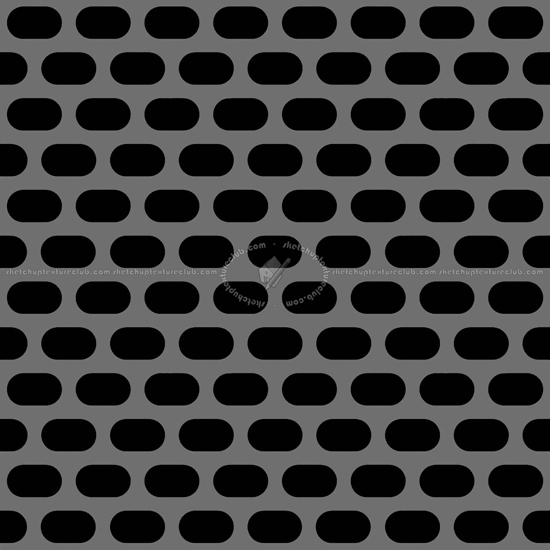 Textures   -   MATERIALS   -   METALS   -   Perforated  - Turquoise panited perforate metal texture seamless 10546 - Specular