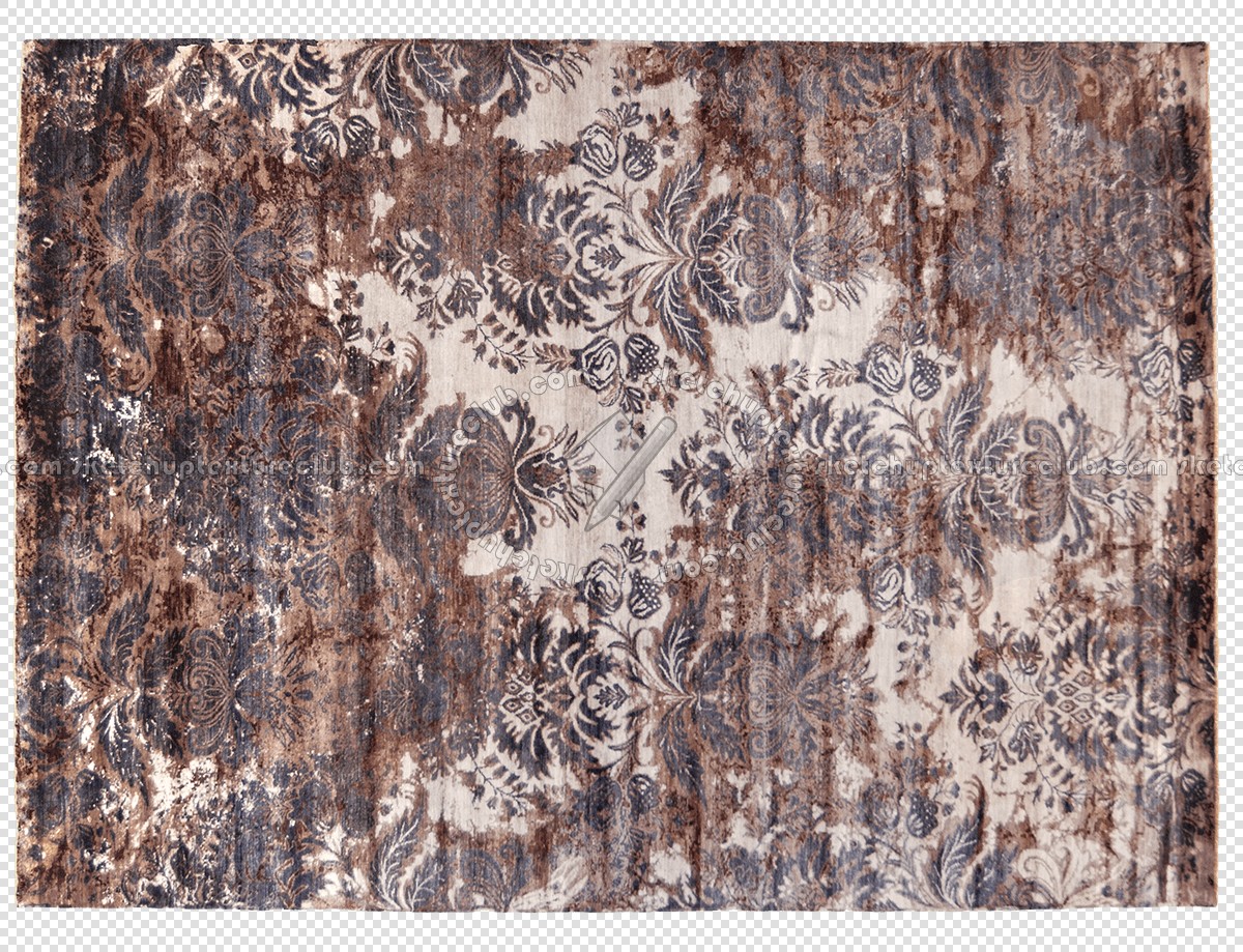 Vintage, worn, faded rugs textures