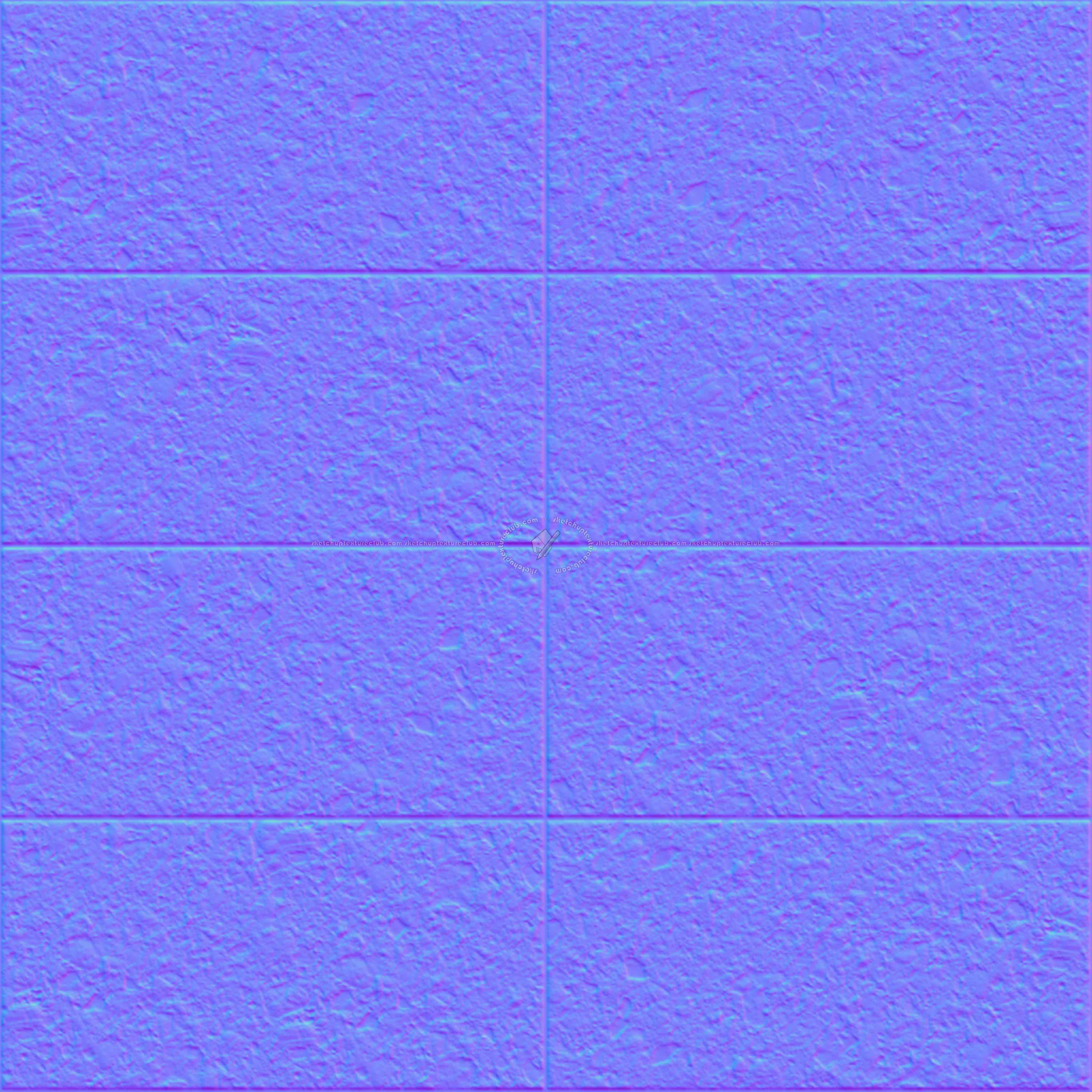 Textures   -   ARCHITECTURE   -   TILES INTERIOR   -   Stone tiles  - Ceppo Di Grè stone flooring pbr texture seamless 22243 - Normal