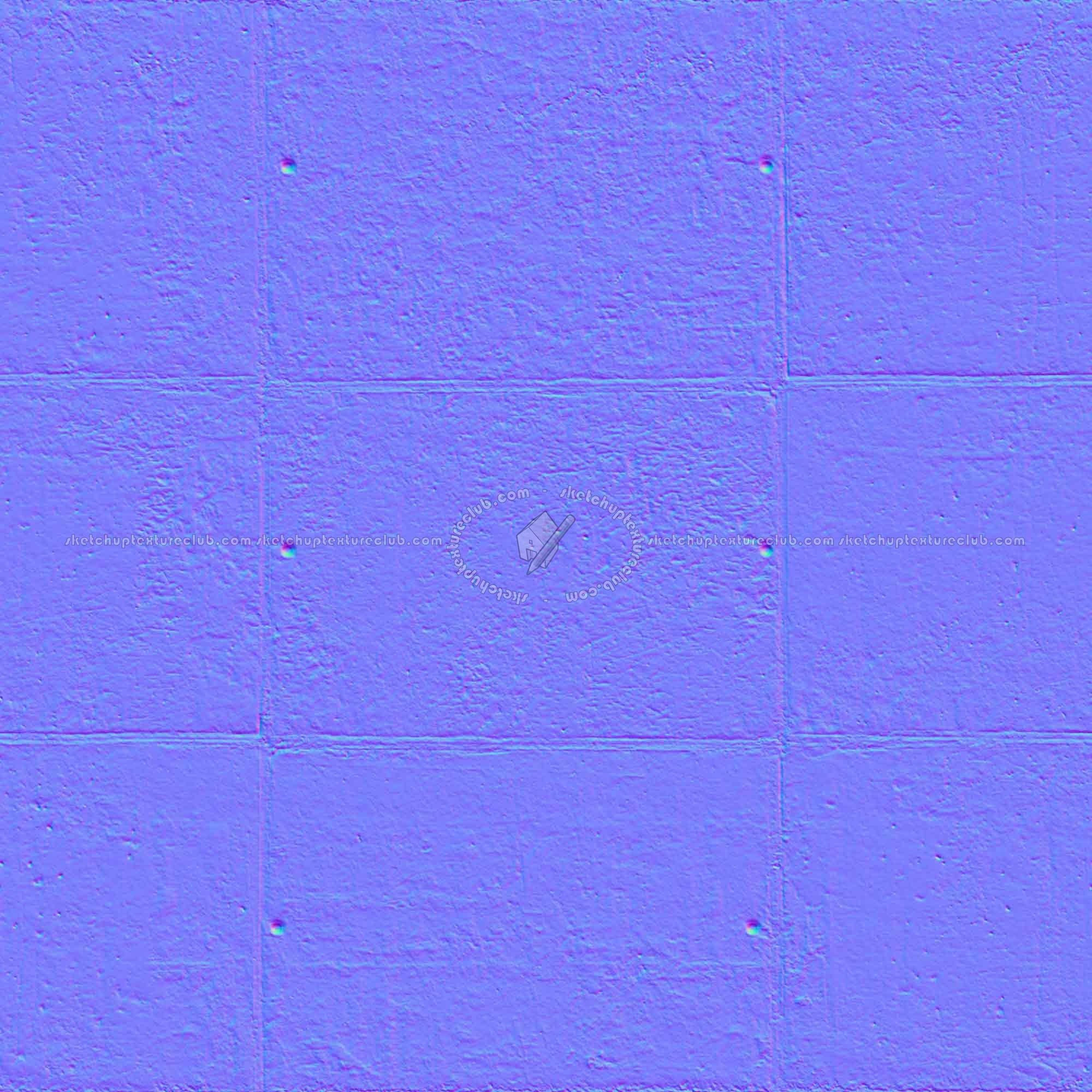 Textures   -   ARCHITECTURE   -   CONCRETE   -   Plates   -   Dirty  - Concrete dirt plates wall texture seamless 01791 - Normal