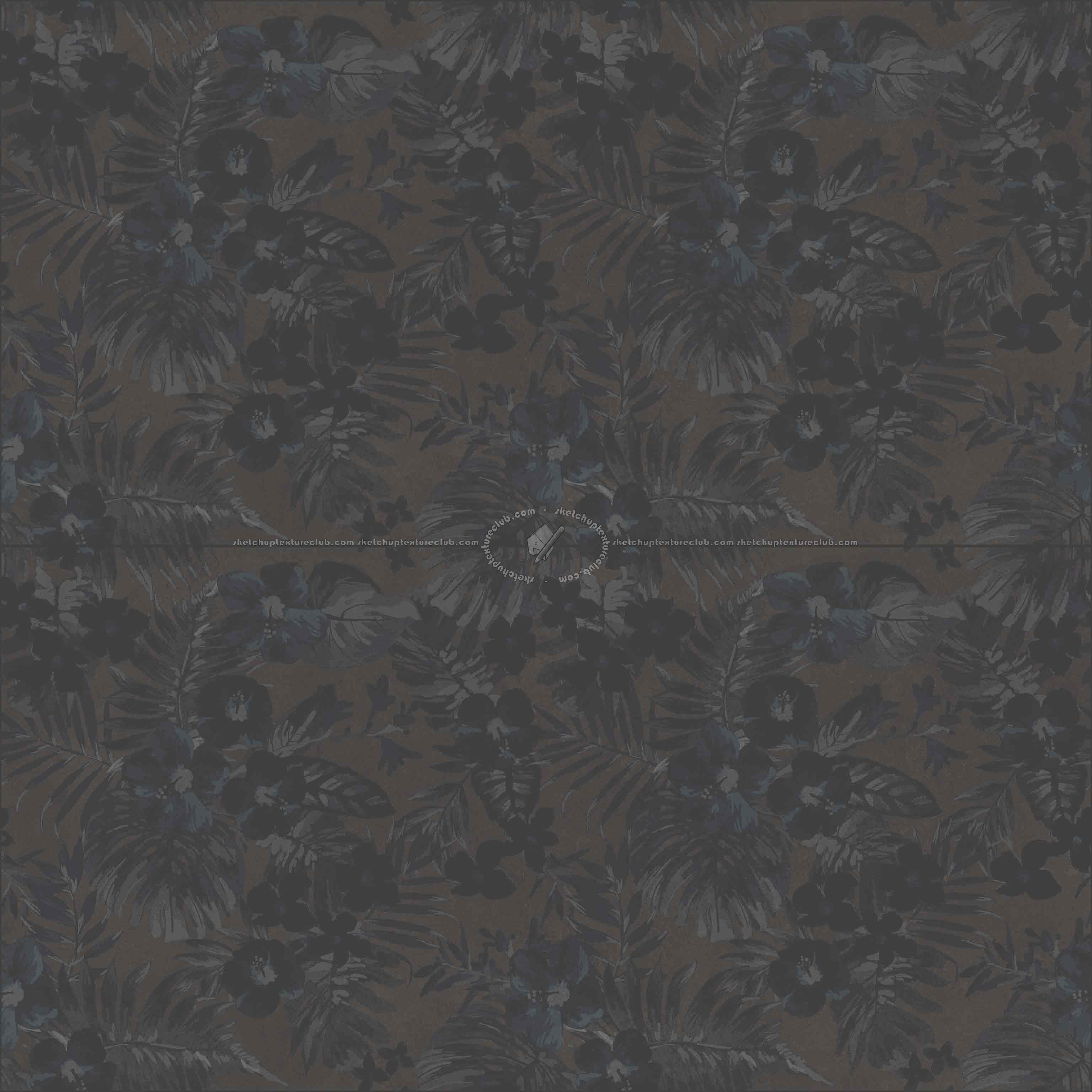 Textures   -   ARCHITECTURE   -   TILES INTERIOR   -   Ornate tiles   -   Floral tiles  - floral pattern tile pbr texture seamless 22205 - Specular