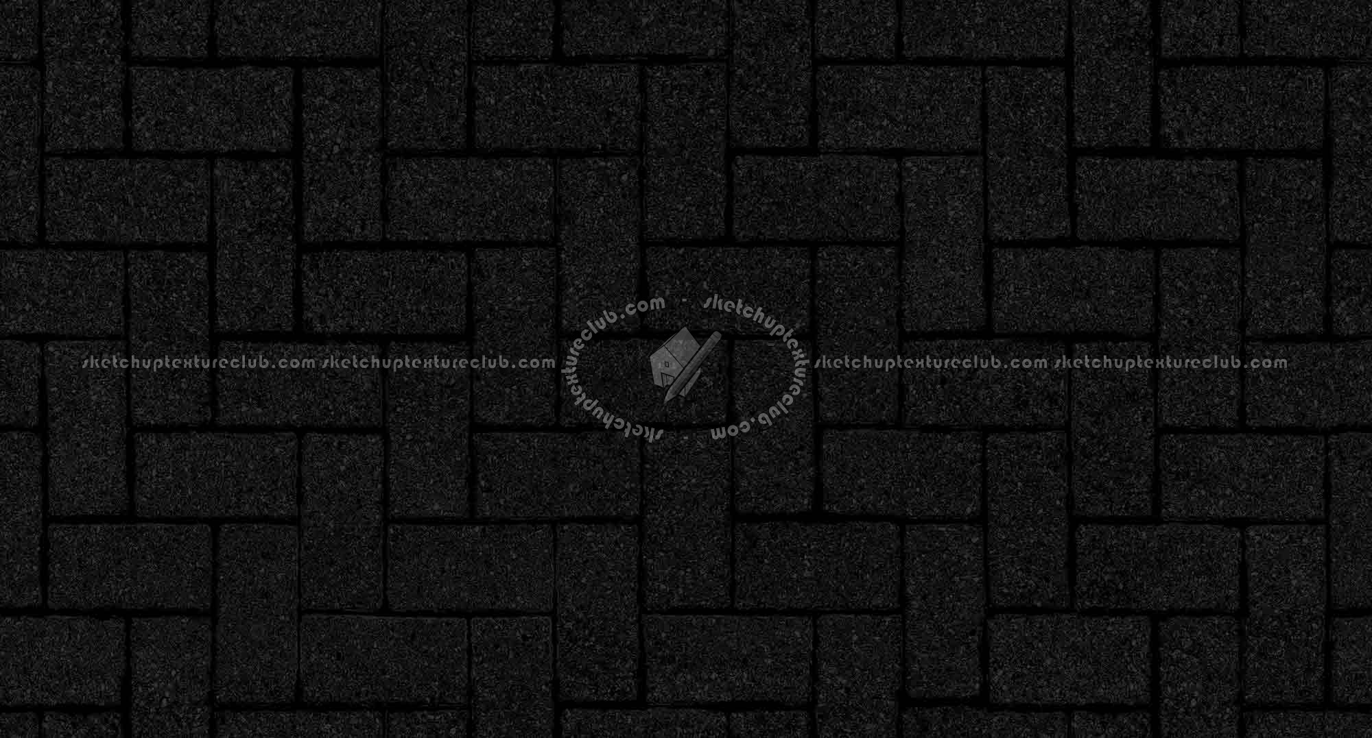 Textures   -   ARCHITECTURE   -   PAVING OUTDOOR   -   Concrete   -   Herringbone  - Herringbone concrete paving outdoor with moss texture seamless 19257 - Specular