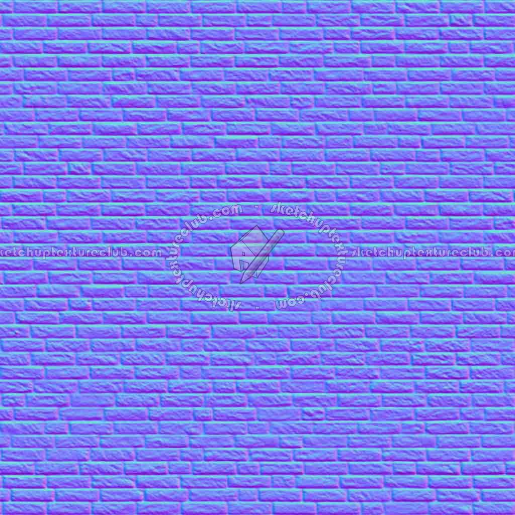 Textures   -   ARCHITECTURE   -   BRICKS   -   Facing Bricks   -   Rustic  - Rustic bricks texture seamless 00249 - Normal
