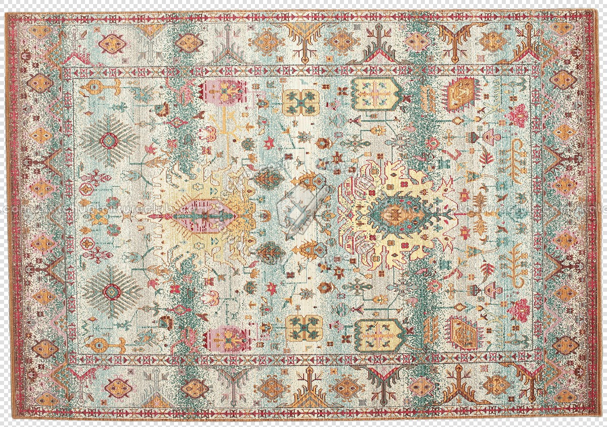 Textures - MATERIALS - RUGS - Vintage faded rugs - vintage worn rug texture 21653