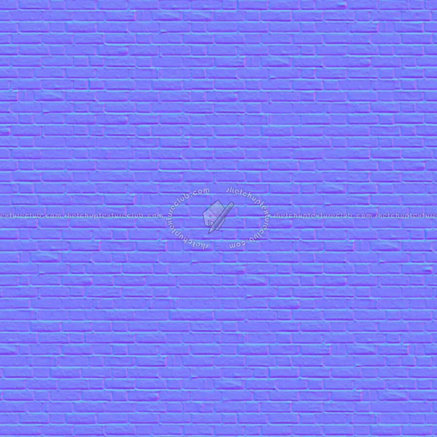 Textures   -   ARCHITECTURE   -   BRICKS   -   Facing Bricks   -   Smooth  - Facing smooth bricks texture seamless 00326 - Normal