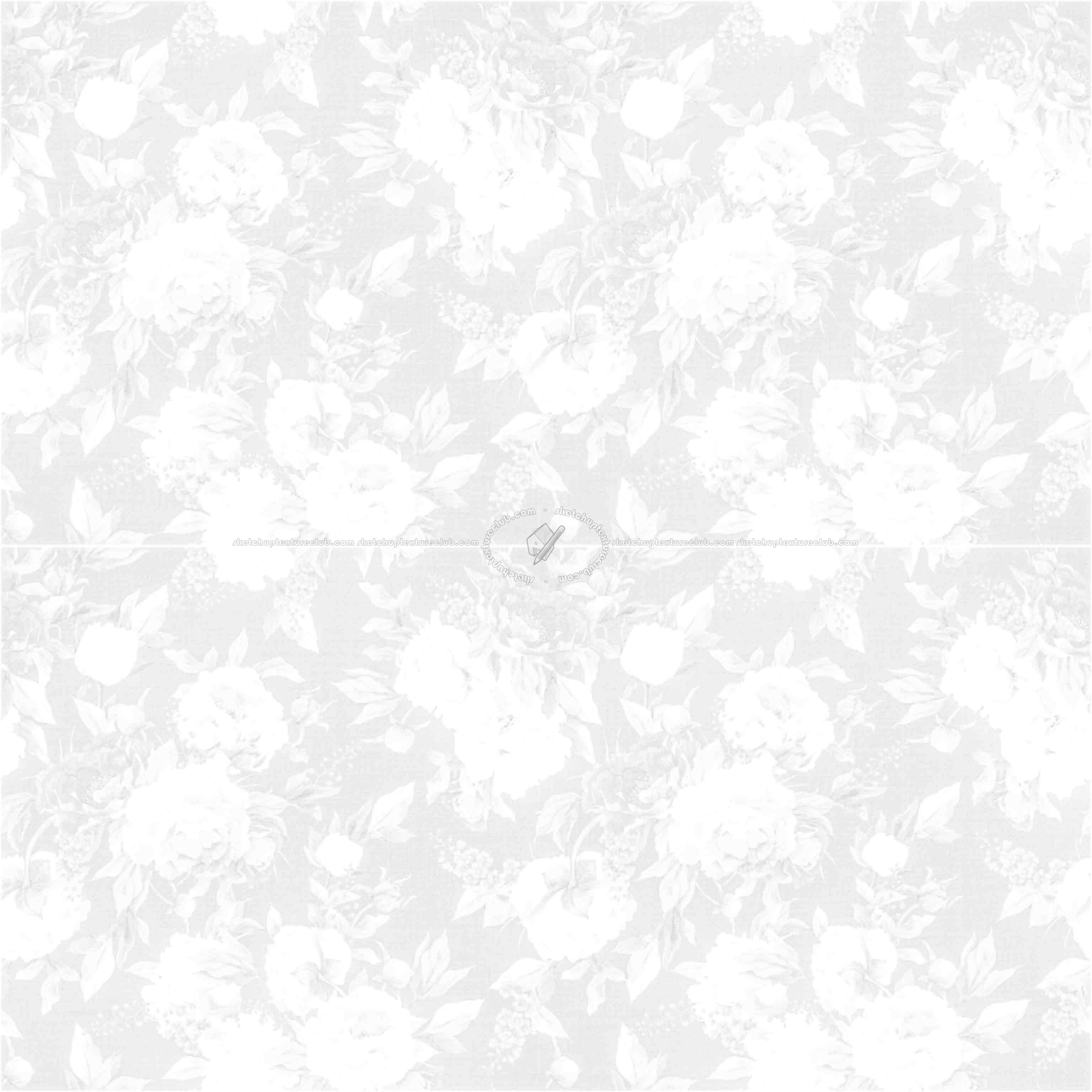 Textures   -   ARCHITECTURE   -   TILES INTERIOR   -   Ornate tiles   -   Floral tiles  - floral pattern tile pbr texture seamless 22206 - Ambient occlusion