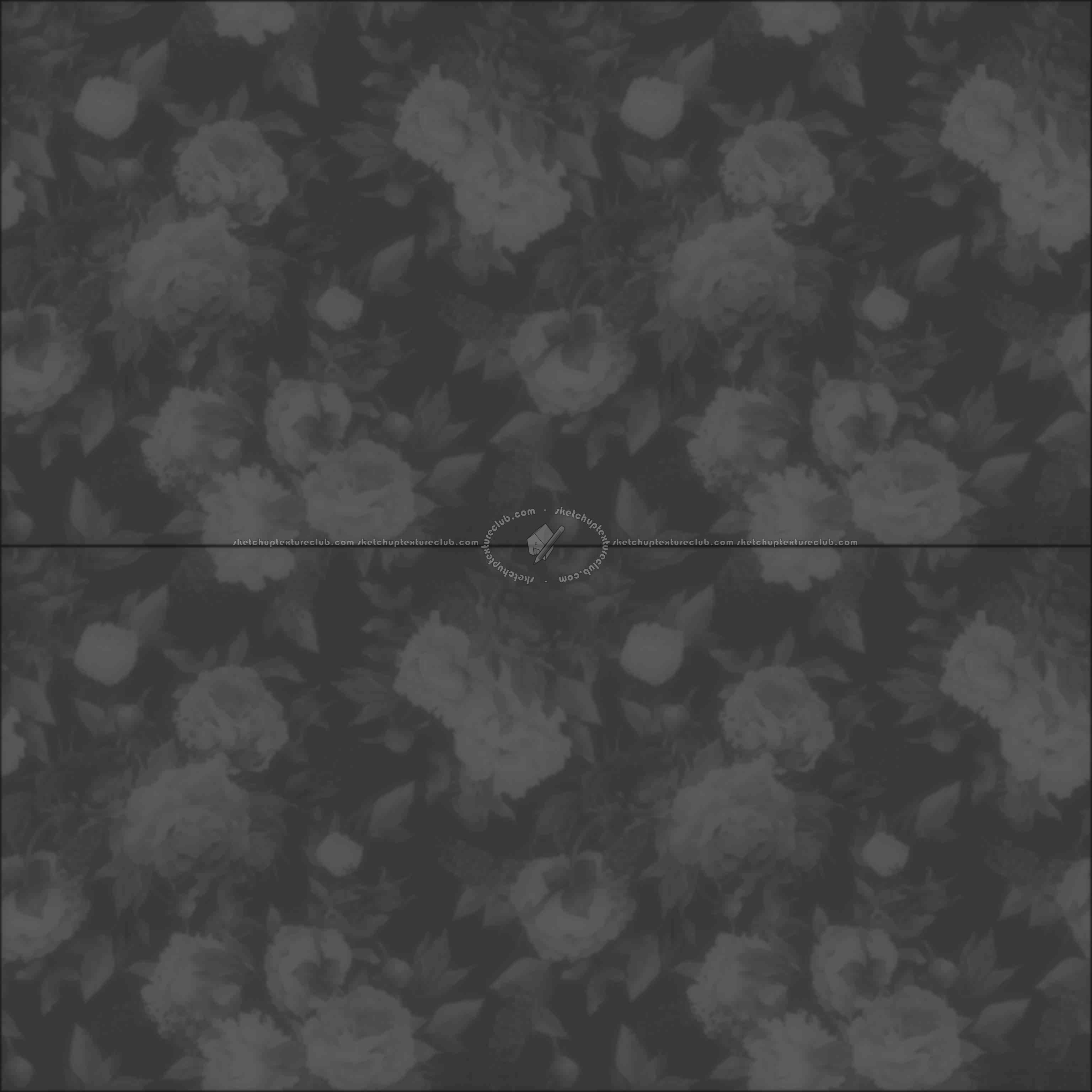 Textures   -   ARCHITECTURE   -   TILES INTERIOR   -   Ornate tiles   -   Floral tiles  - floral pattern tile pbr texture seamless 22206 - Displacement