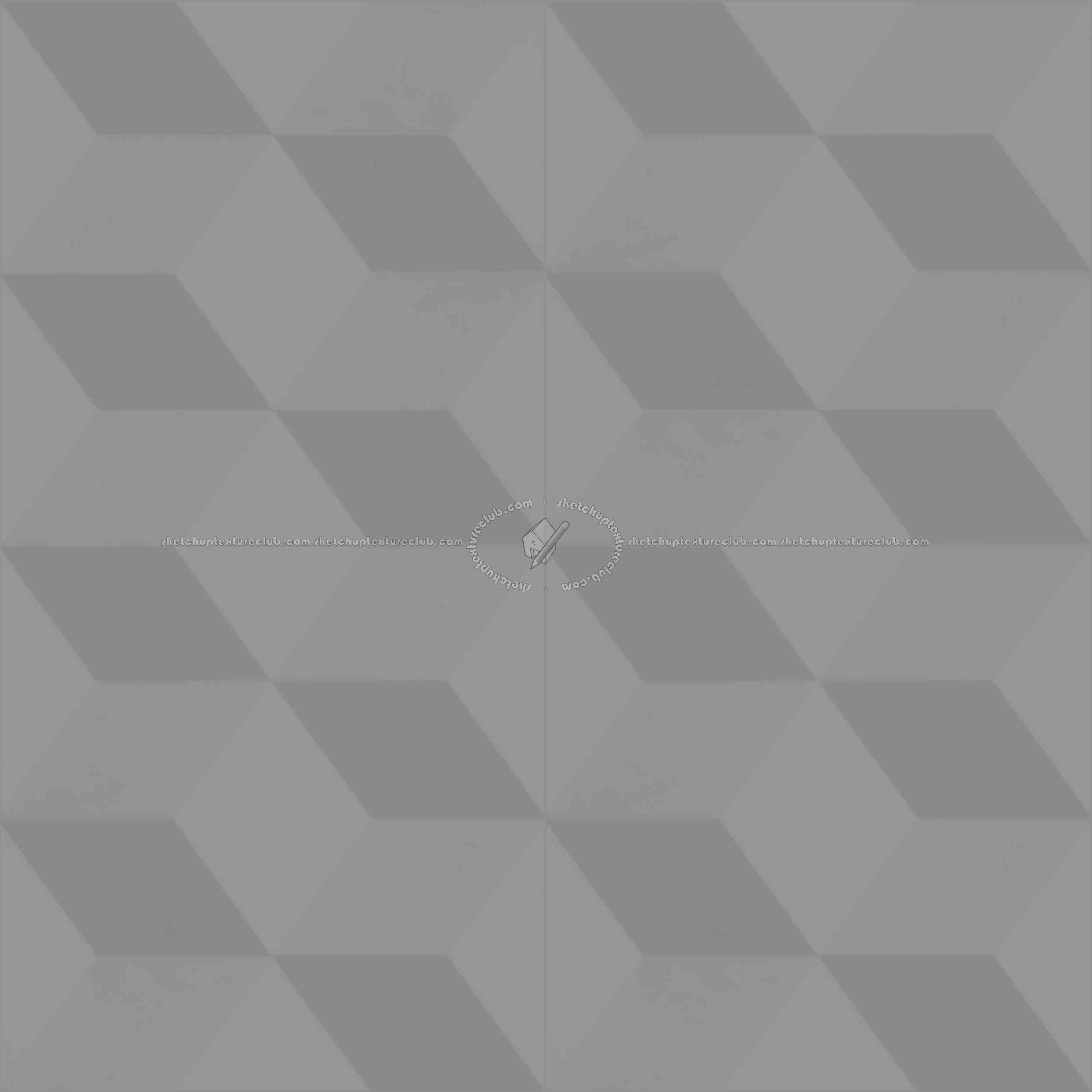 Textures   -   ARCHITECTURE   -   TILES INTERIOR   -   Cement - Encaustic   -   Cement  - Illusion cement concrete tile texture seamless 13391 - Displacement