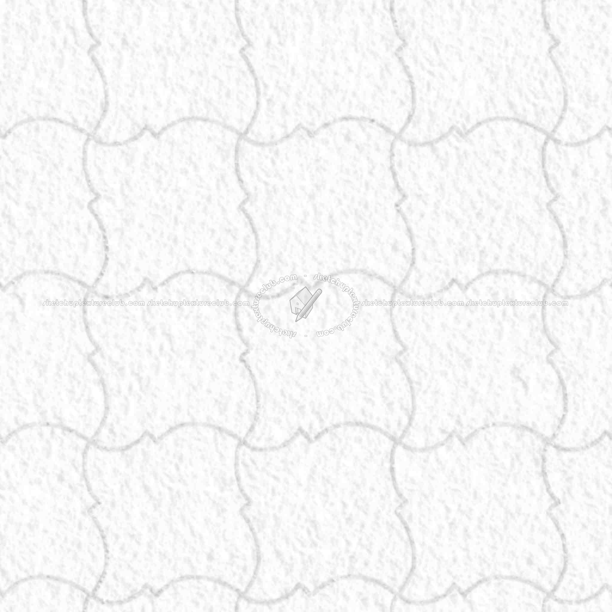 Textures   -   ARCHITECTURE   -   PAVING OUTDOOR   -   Pavers stone   -   Blocks mixed  - Pavers stone mixed size texture seamless 06163 - Ambient occlusion