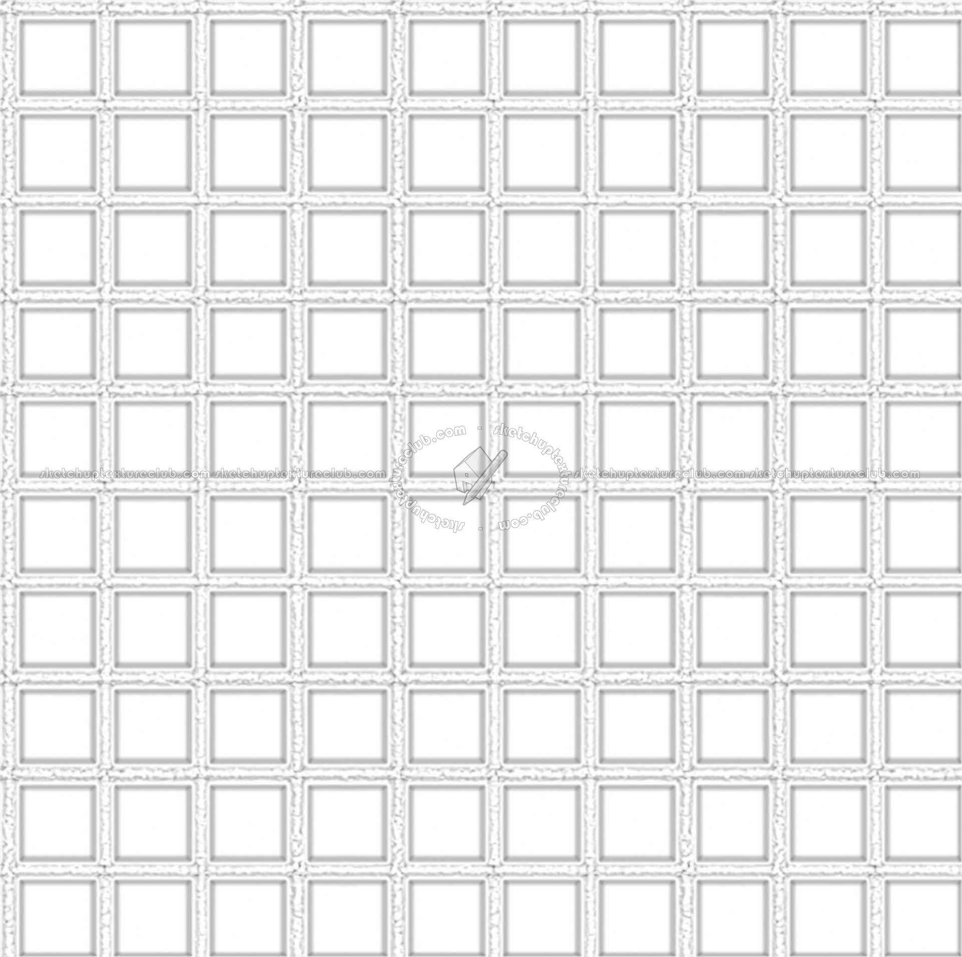 Textures - MATERIALS - METALS - Perforated - Chrome wire mesh perforate metal texture seamless 10549 - Ambient occlusion