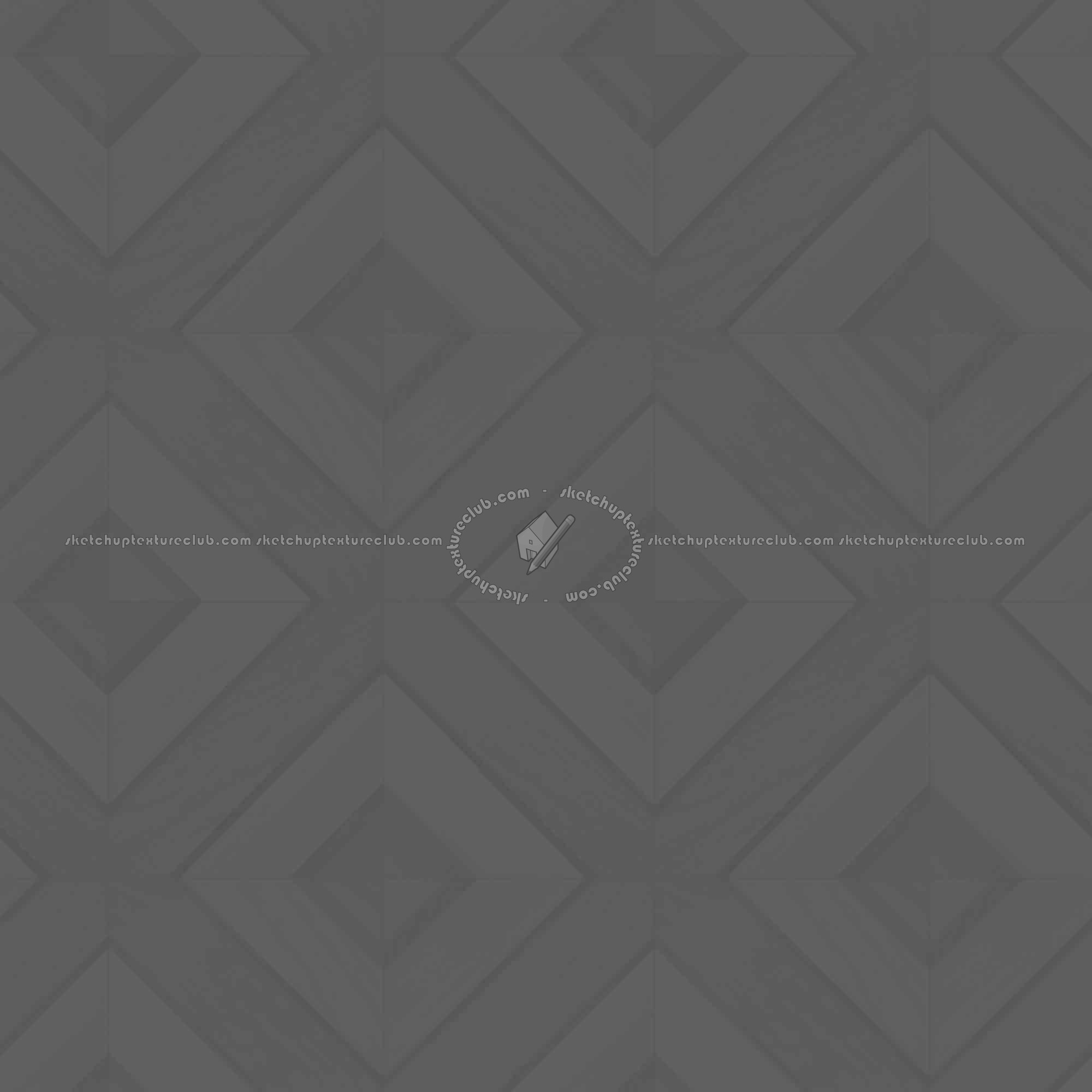 Textures   -   ARCHITECTURE   -   WOOD FLOORS   -   Geometric pattern  - Parquet geometric pattern texture seamless 04799 - Displacement