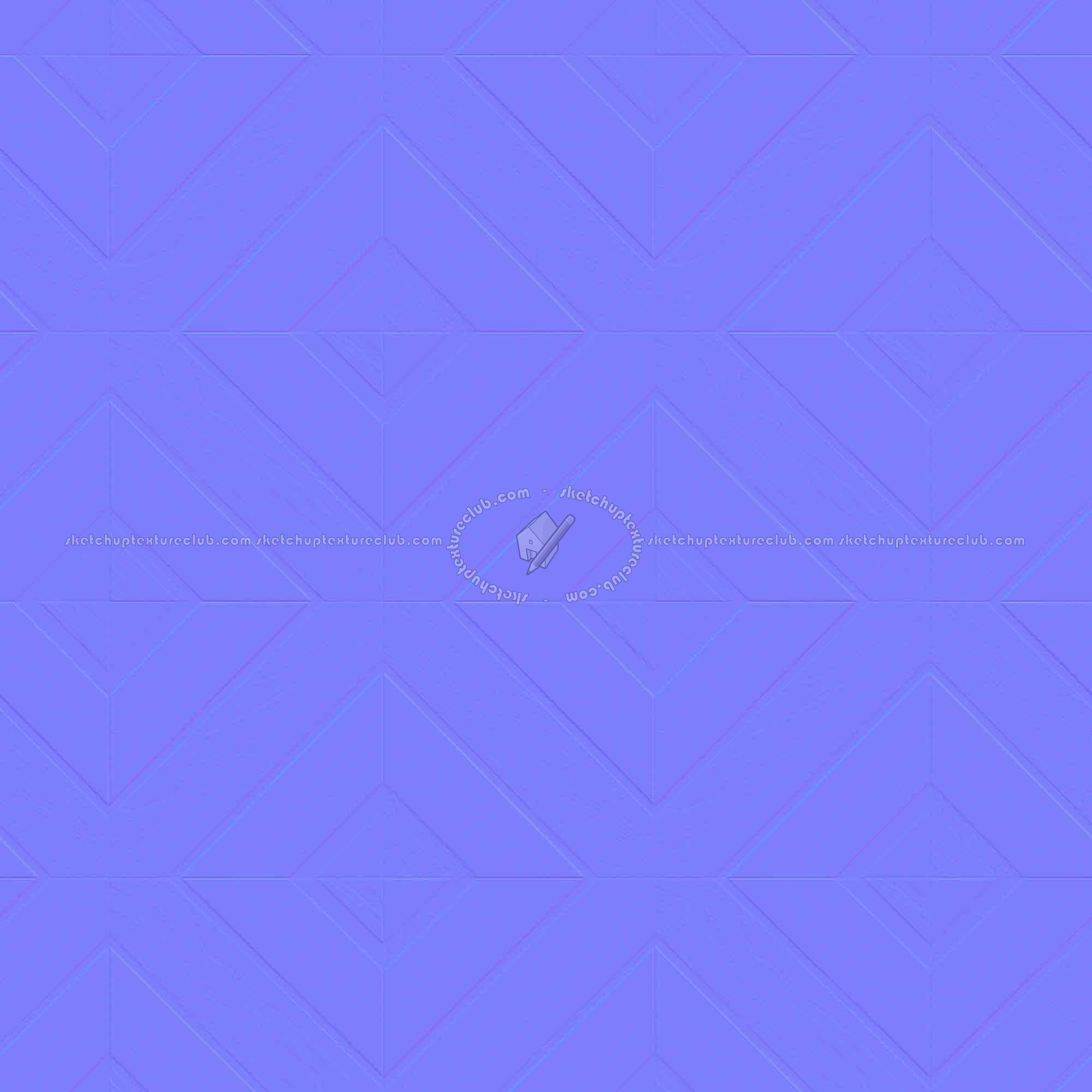 Textures   -   ARCHITECTURE   -   WOOD FLOORS   -   Geometric pattern  - Parquet geometric pattern texture seamless 04799 - Normal